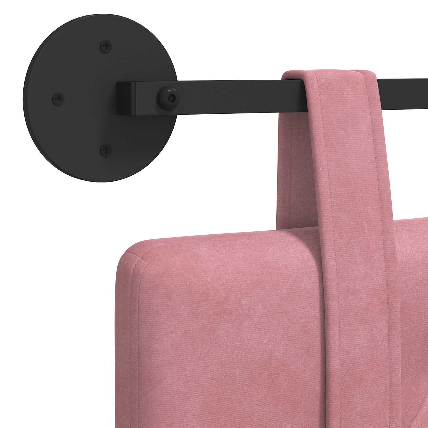 Hangend hoofdbord Roze Fluweel is nu te koop bij PeponiXL, paradijselijk wonen!