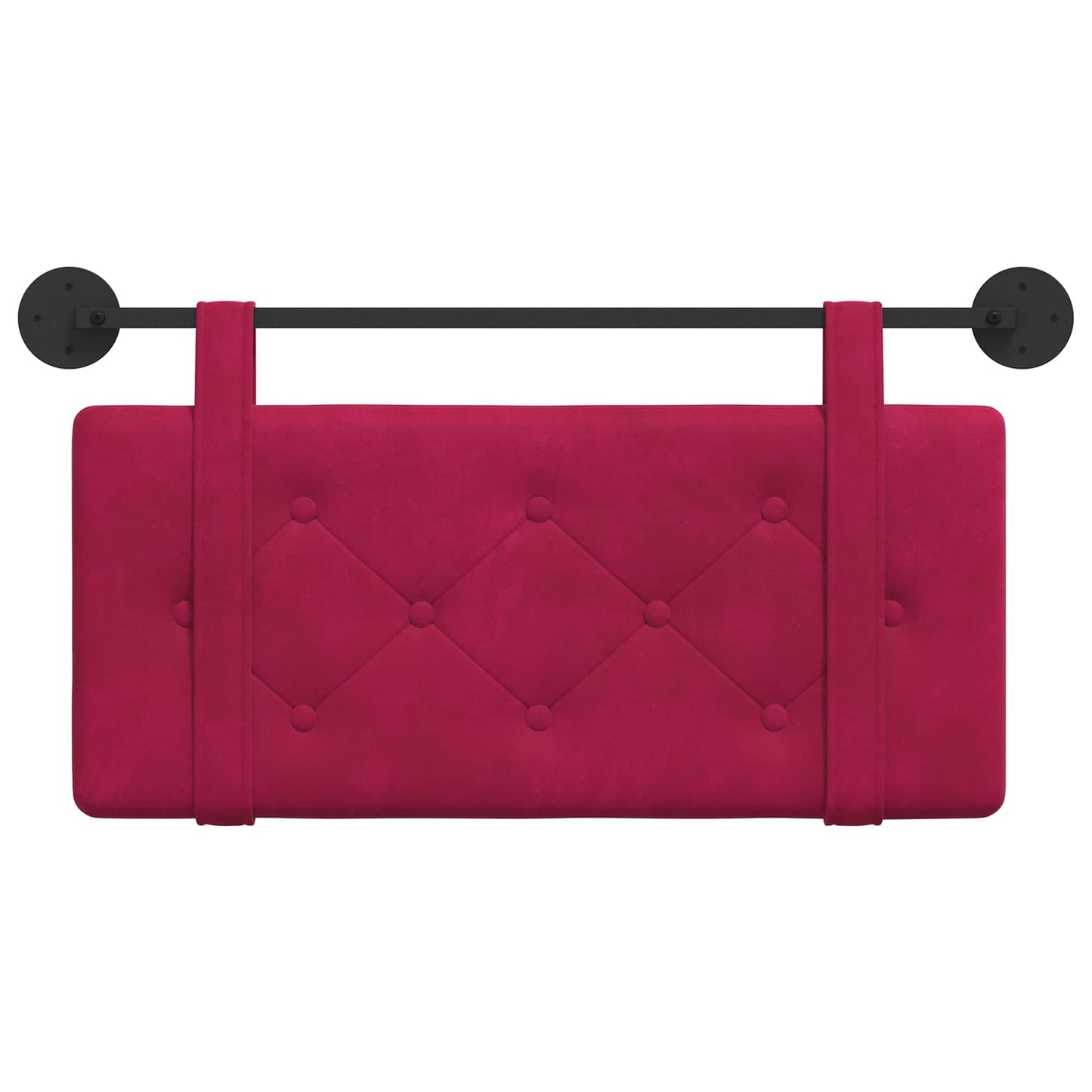 Hangend hoofdbord Wijnrood Fluweel is nu te koop bij PeponiXL, paradijselijk wonen!