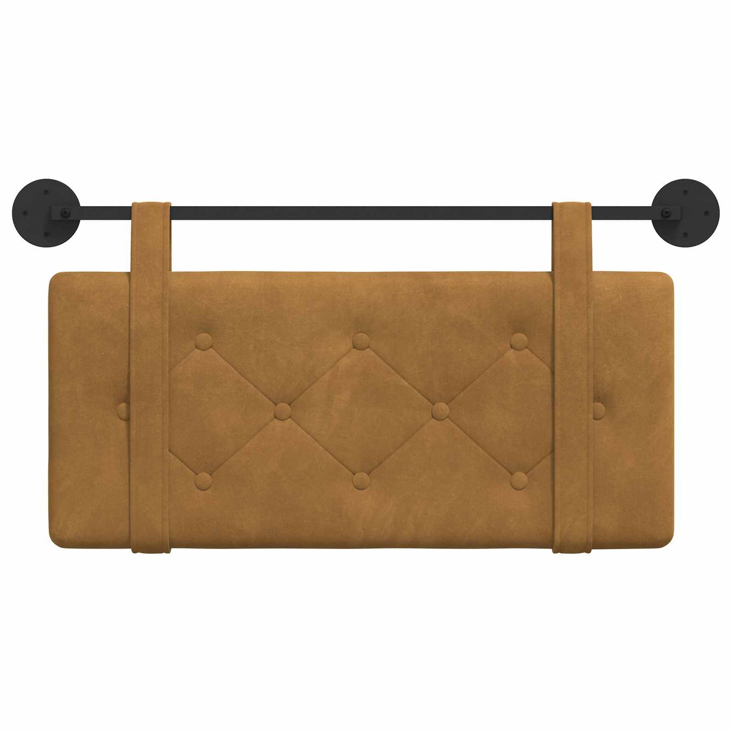 Hangend hoofdbord Bruin Fluweel is nu te koop bij PeponiXL, paradijselijk wonen!