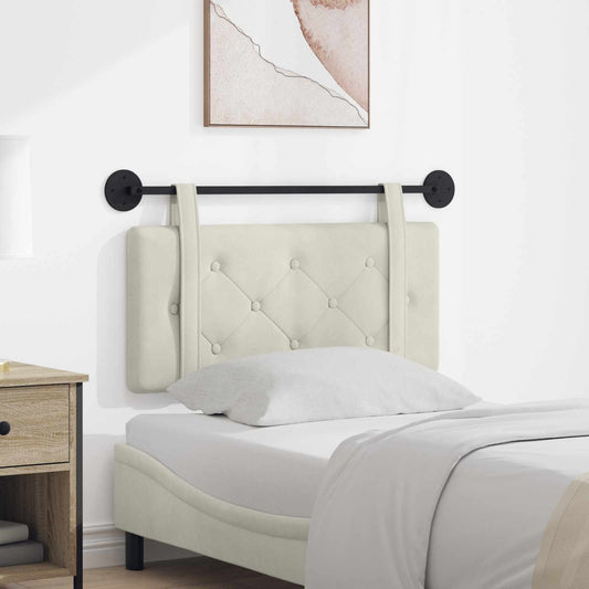Hangend hoofdbord Crème Fluweel is nu te koop bij PeponiXL, paradijselijk wonen!