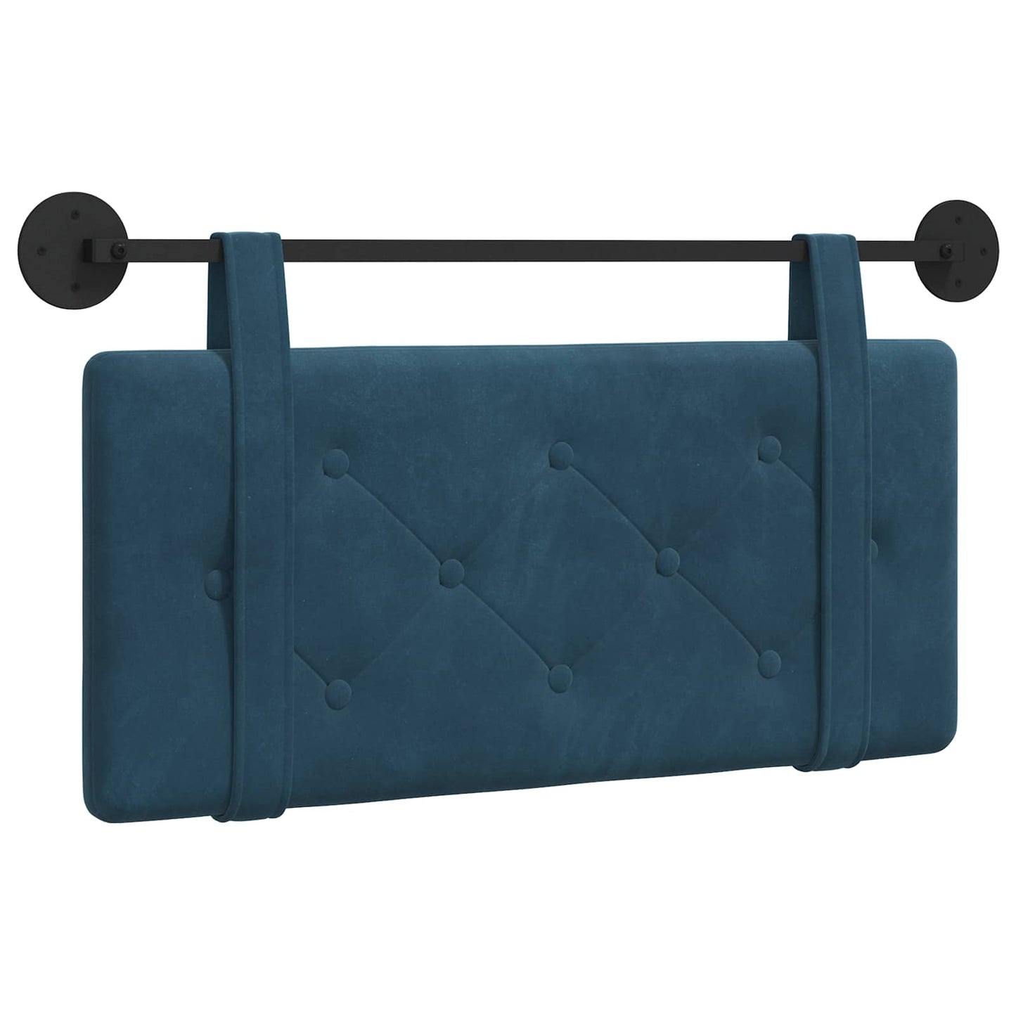 Hangend hoofdbord Blauw Fluweel is nu te koop bij PeponiXL, paradijselijk wonen!