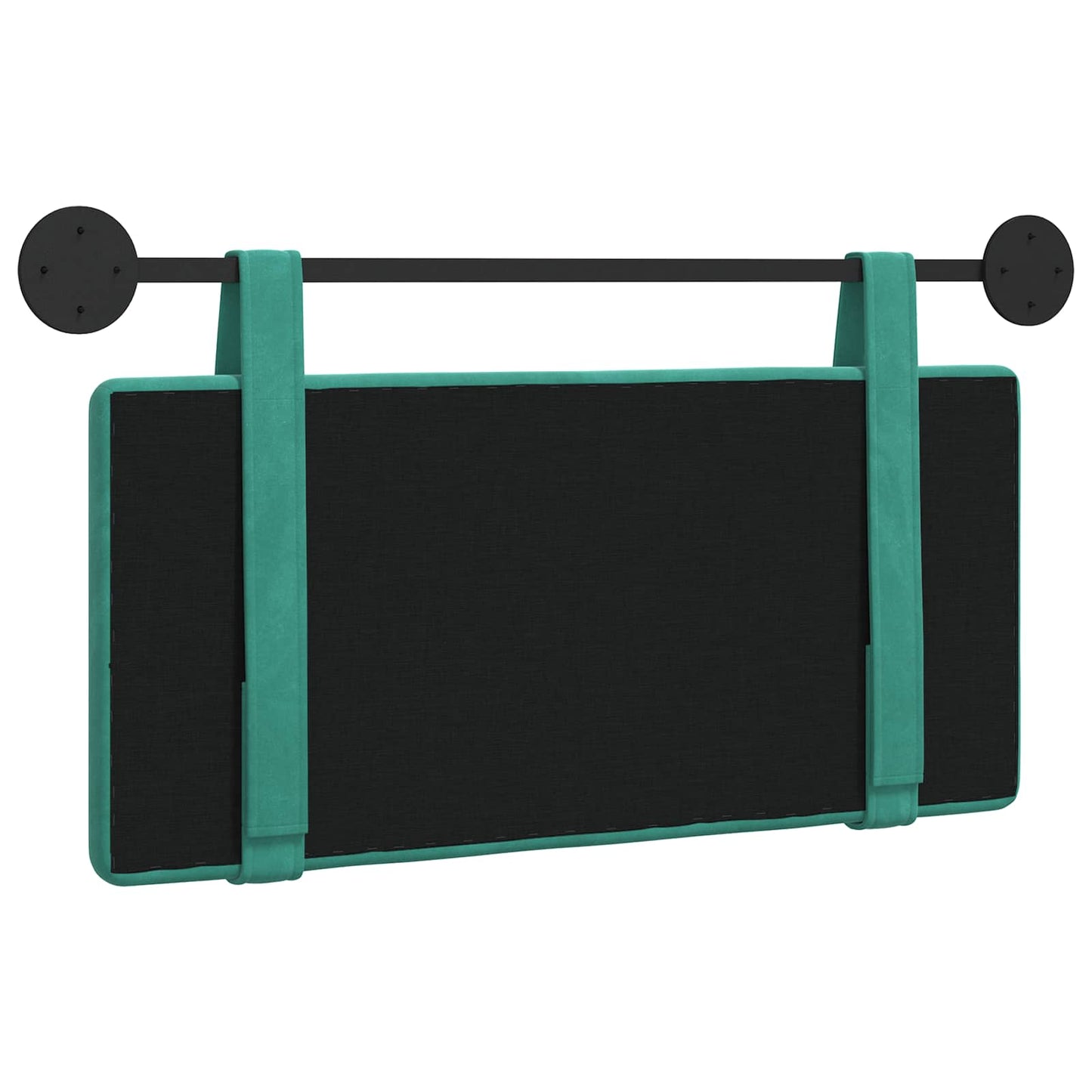 Hangend hoofdbord Turquoise Fluweel is nu te koop bij PeponiXL, paradijselijk wonen!