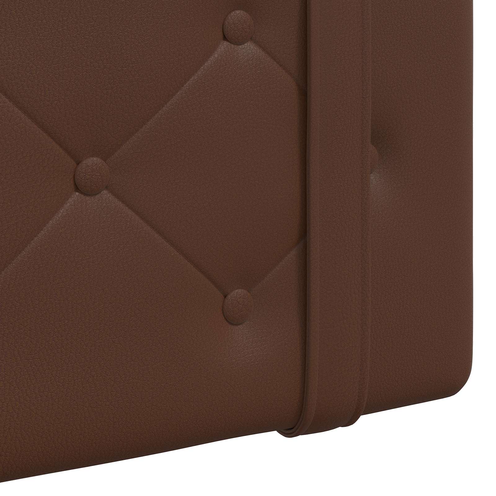 Hangend hoofdbord Bruin Kunstleer is nu te koop bij PeponiXL, paradijselijk wonen!