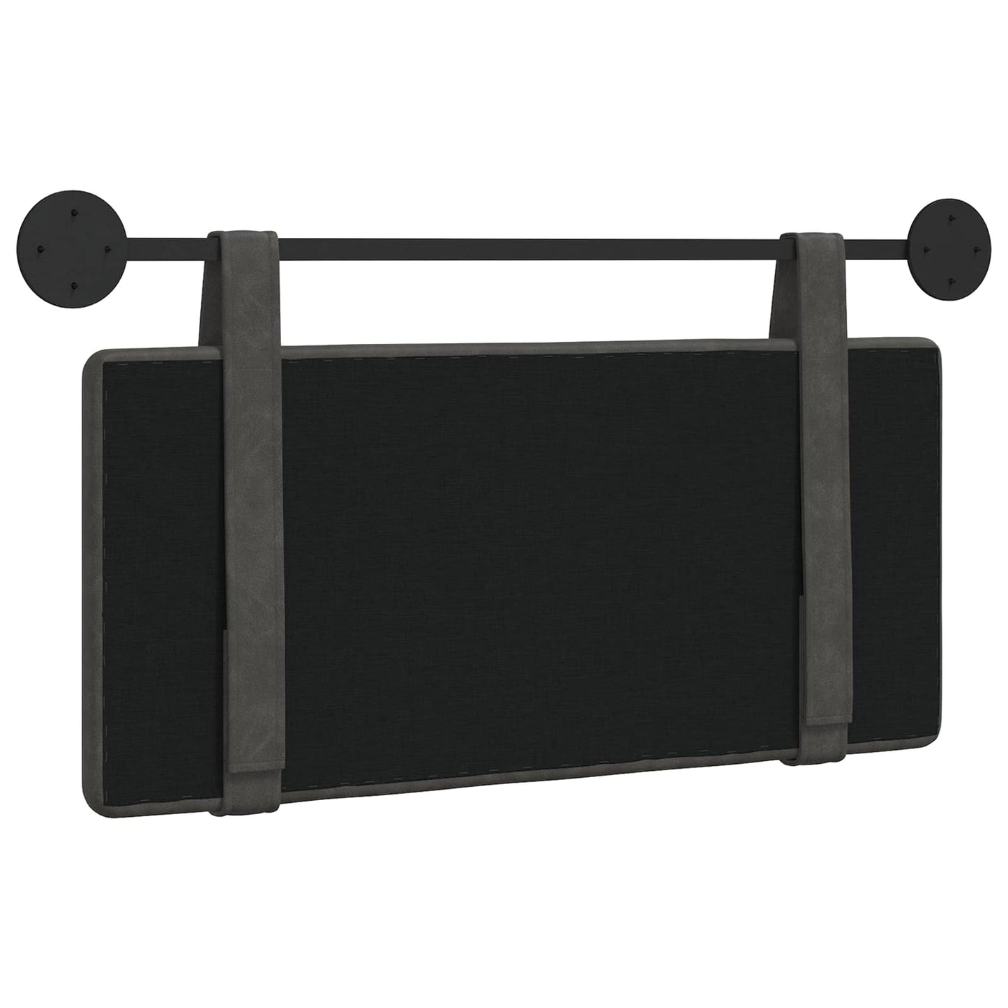 Hangend hoofdbord Zwart Antiek PU is nu te koop bij PeponiXL, paradijselijk wonen!