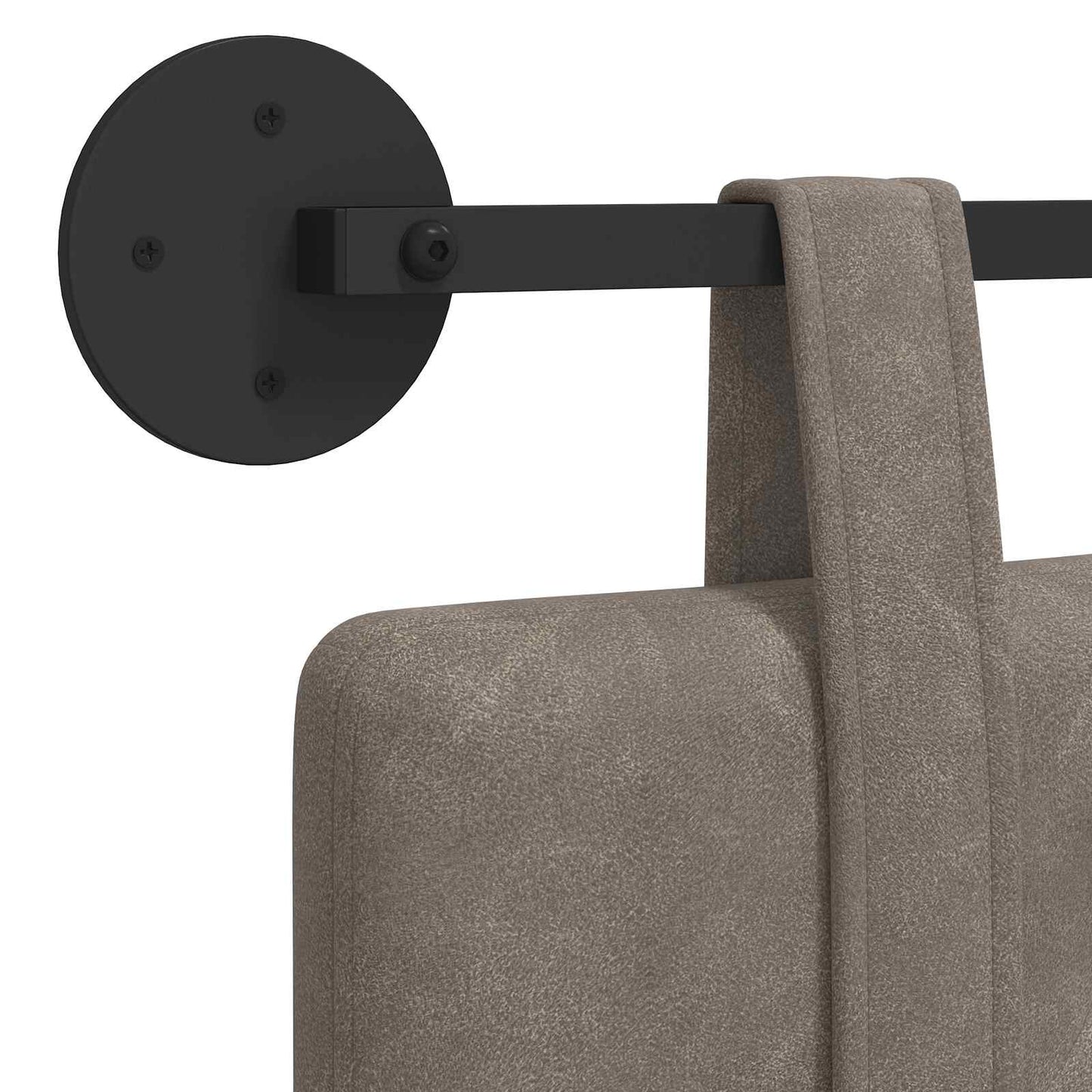 Hangend hoofdbord Grijs Antiek PU is nu te koop bij PeponiXL, paradijselijk wonen!