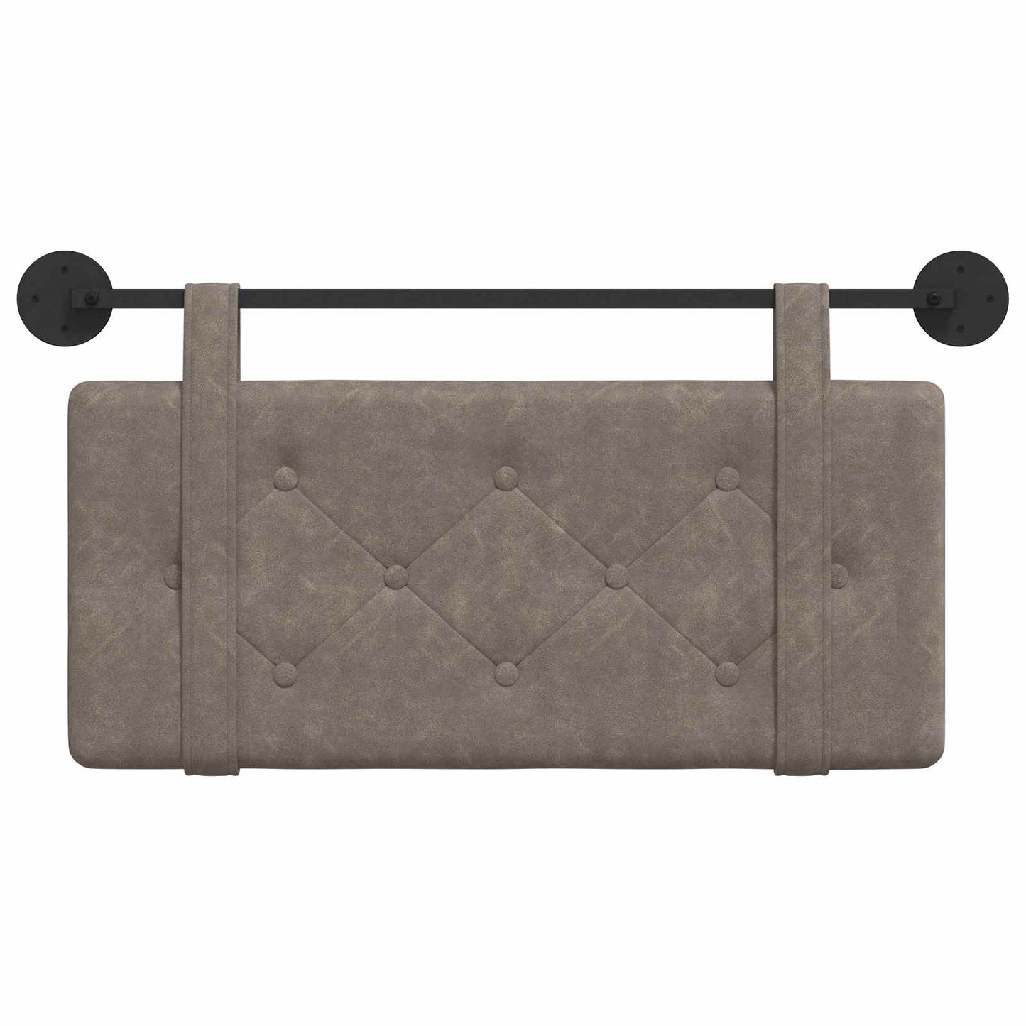 Hangend hoofdbord Grijs Antiek PU is nu te koop bij PeponiXL, paradijselijk wonen!
