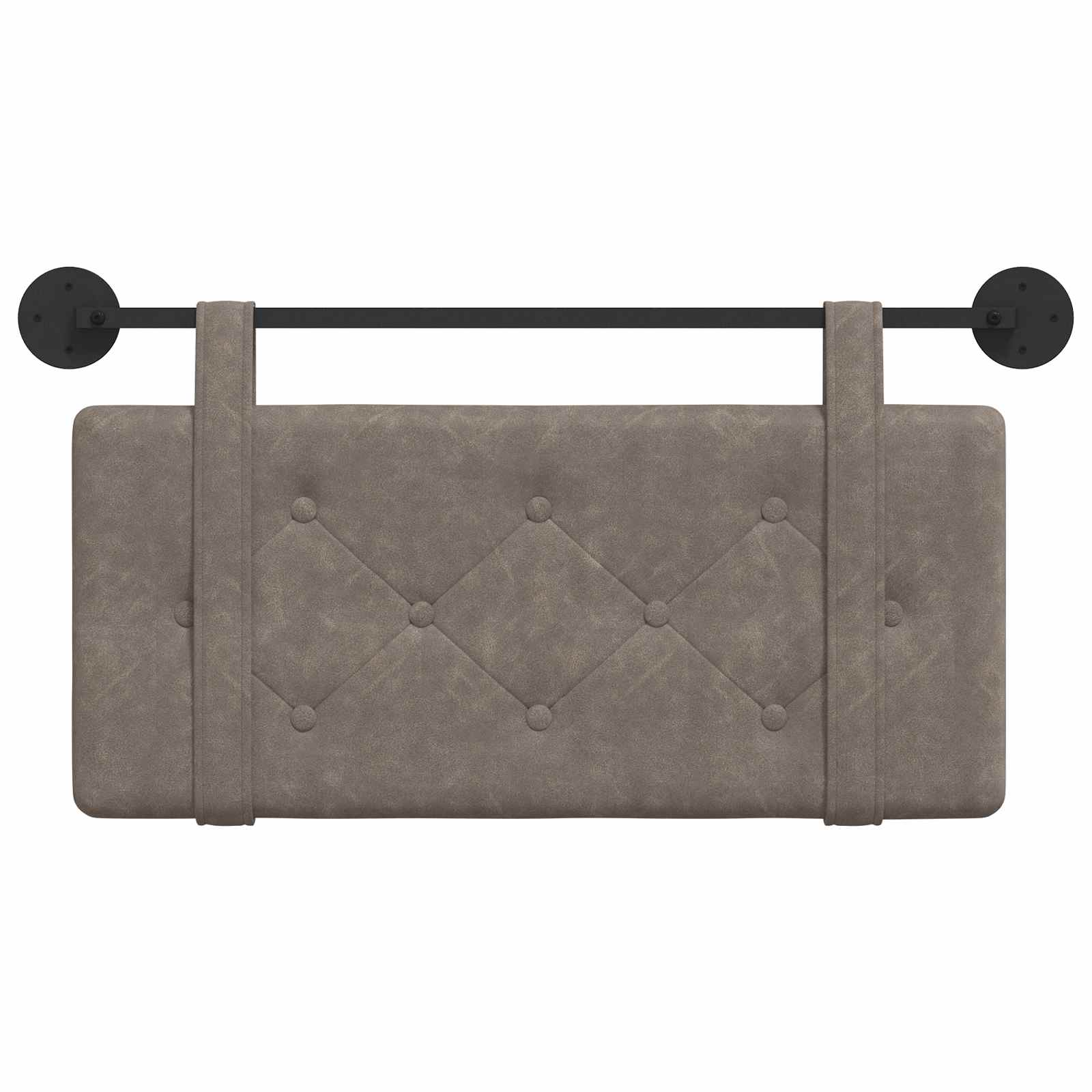 Hangend hoofdbord Grijs Antiek PU is nu te koop bij PeponiXL, paradijselijk wonen!