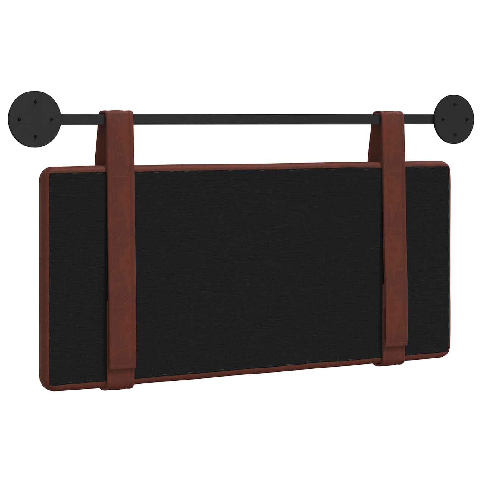 Hangend hoofdbord Glanzend Bruin Antiek PU is nu te koop bij PeponiXL, paradijselijk wonen!