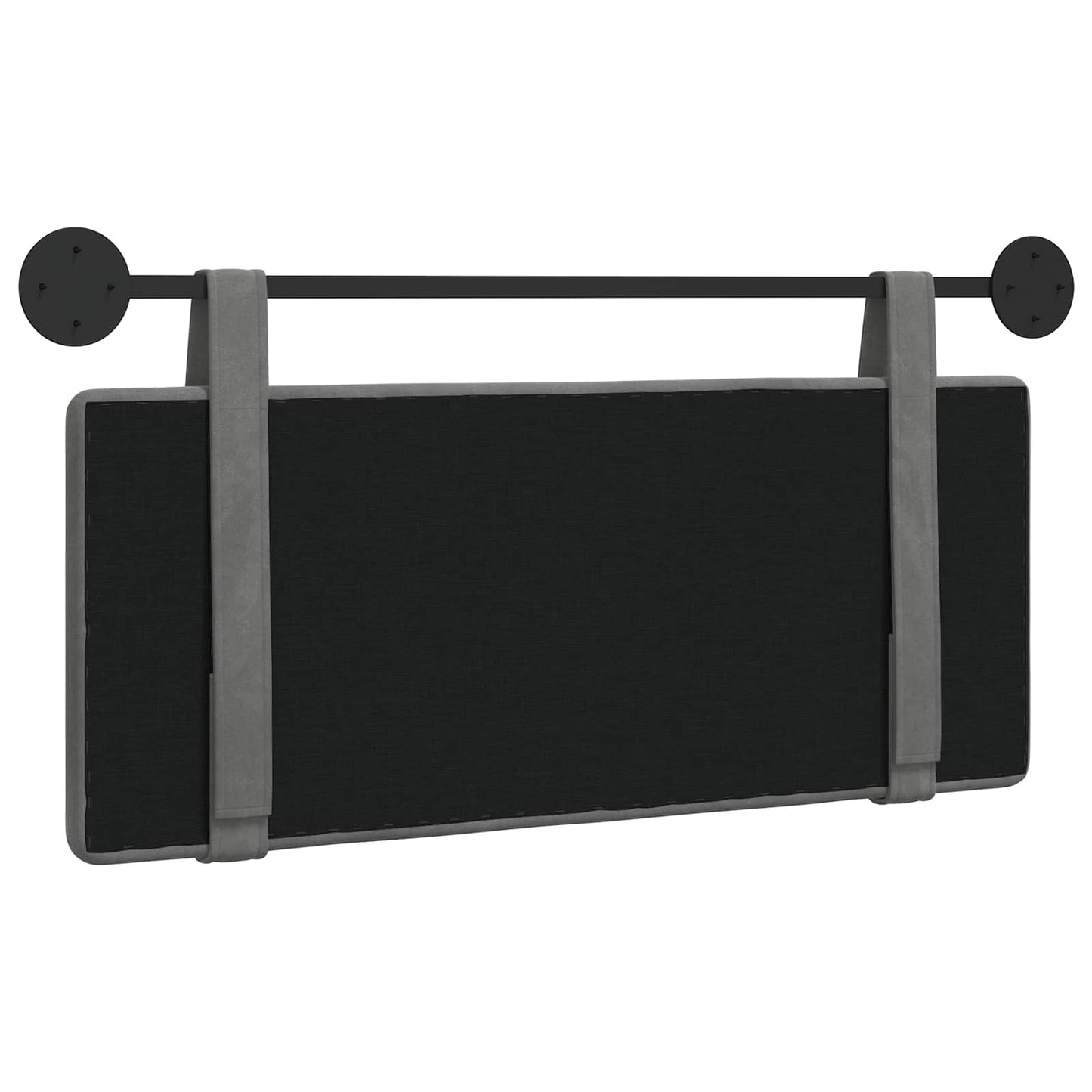 Hangend hoofdbord Donkergrijs Fluweel is nu te koop bij PeponiXL, paradijselijk wonen!