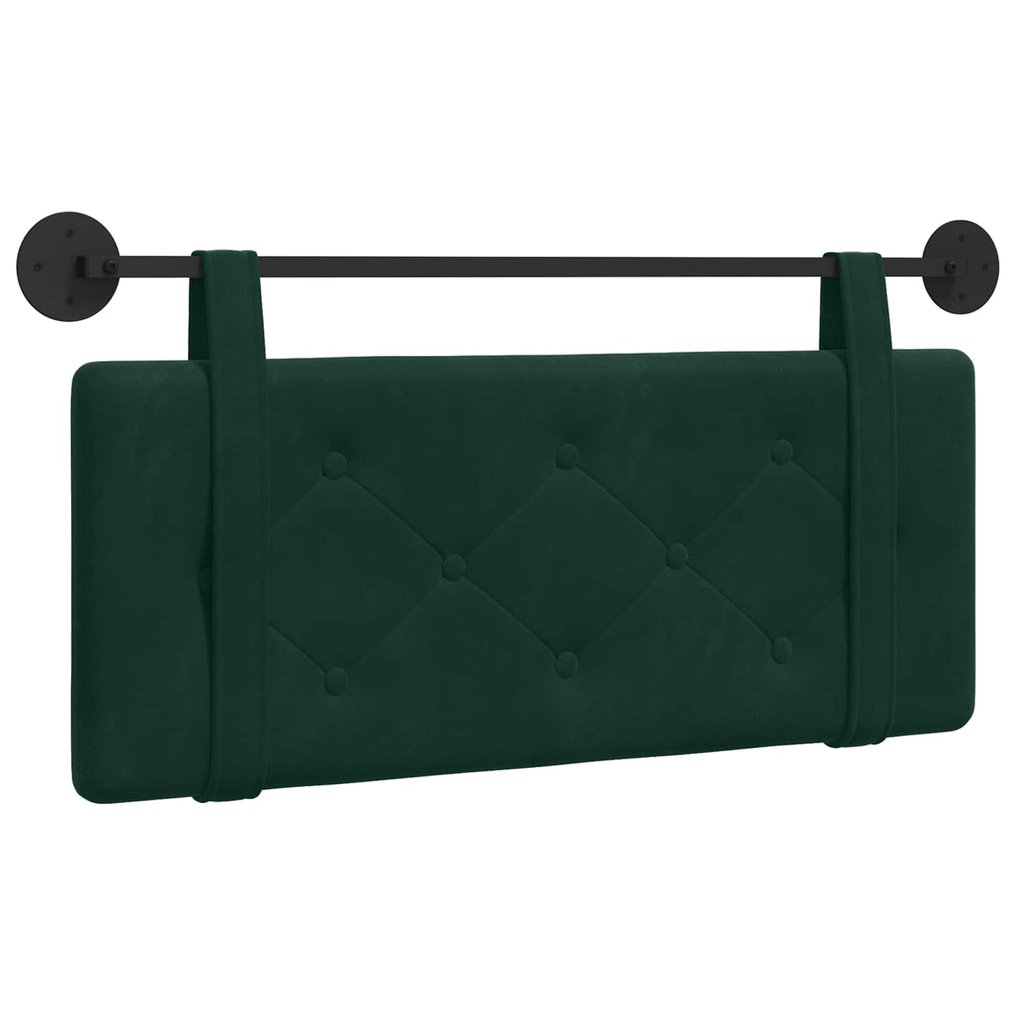 Hangend hoofdbord Donkergroen Fluweel is nu te koop bij PeponiXL, paradijselijk wonen!