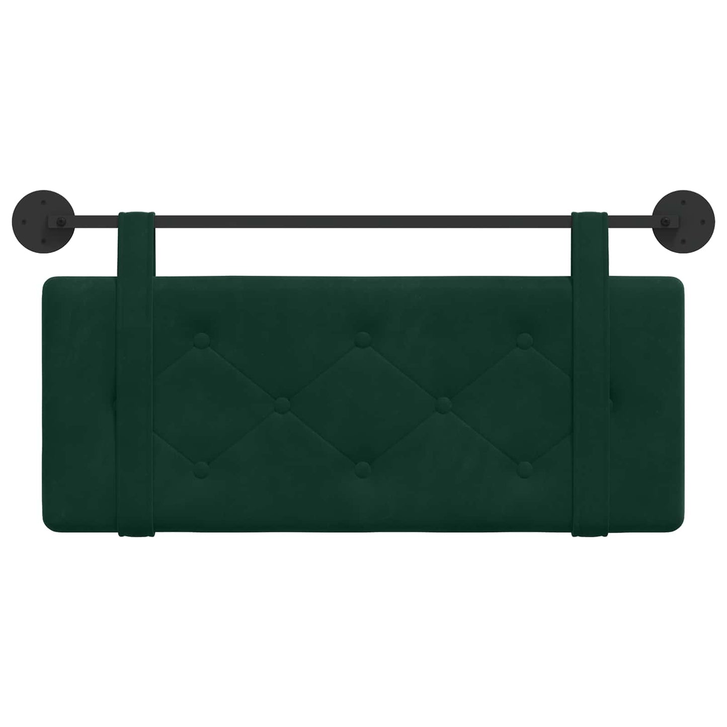 Hangend hoofdbord Donkergroen Fluweel is nu te koop bij PeponiXL, paradijselijk wonen!