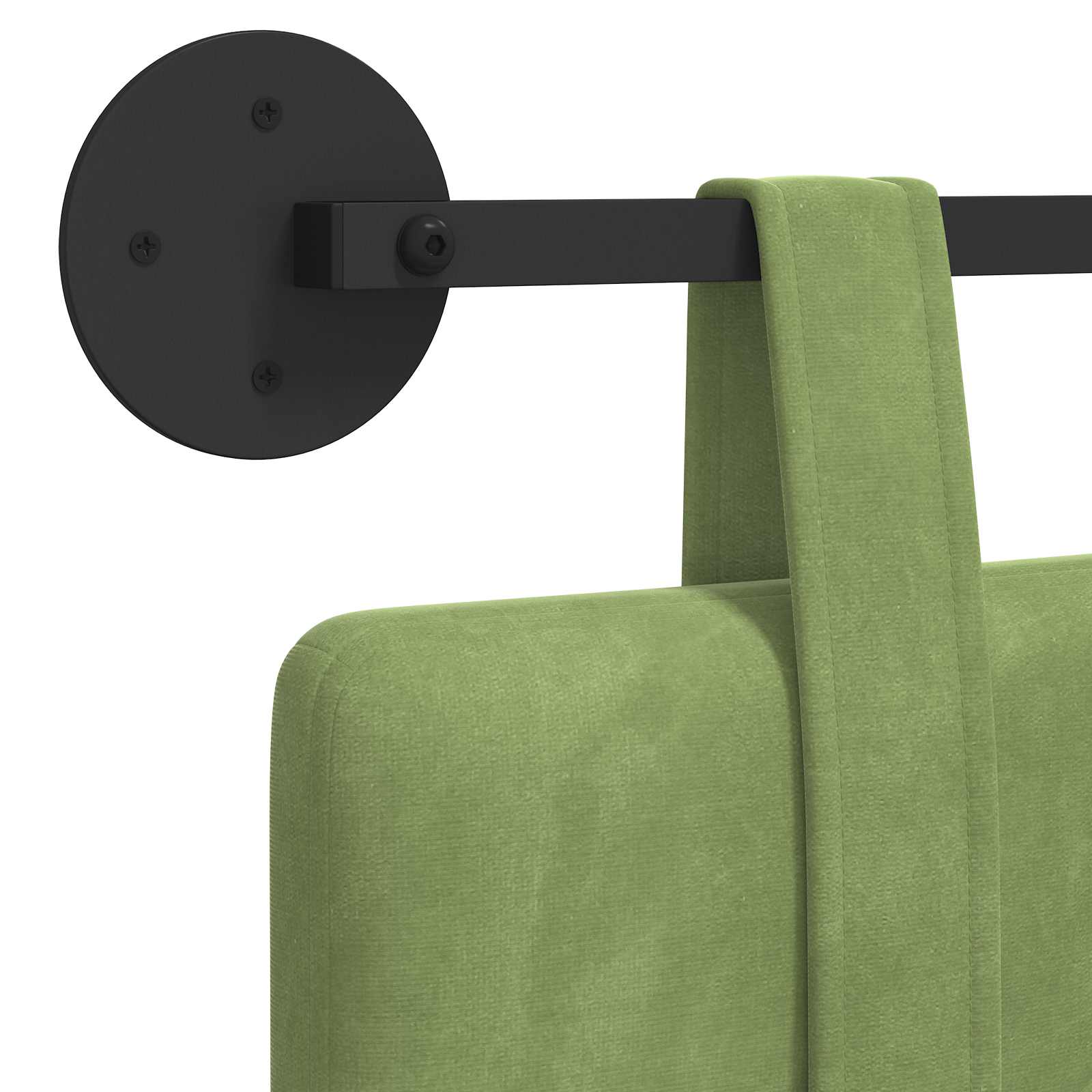 Hangend hoofdbord Lichtgroen Fluweel is nu te koop bij PeponiXL, paradijselijk wonen!