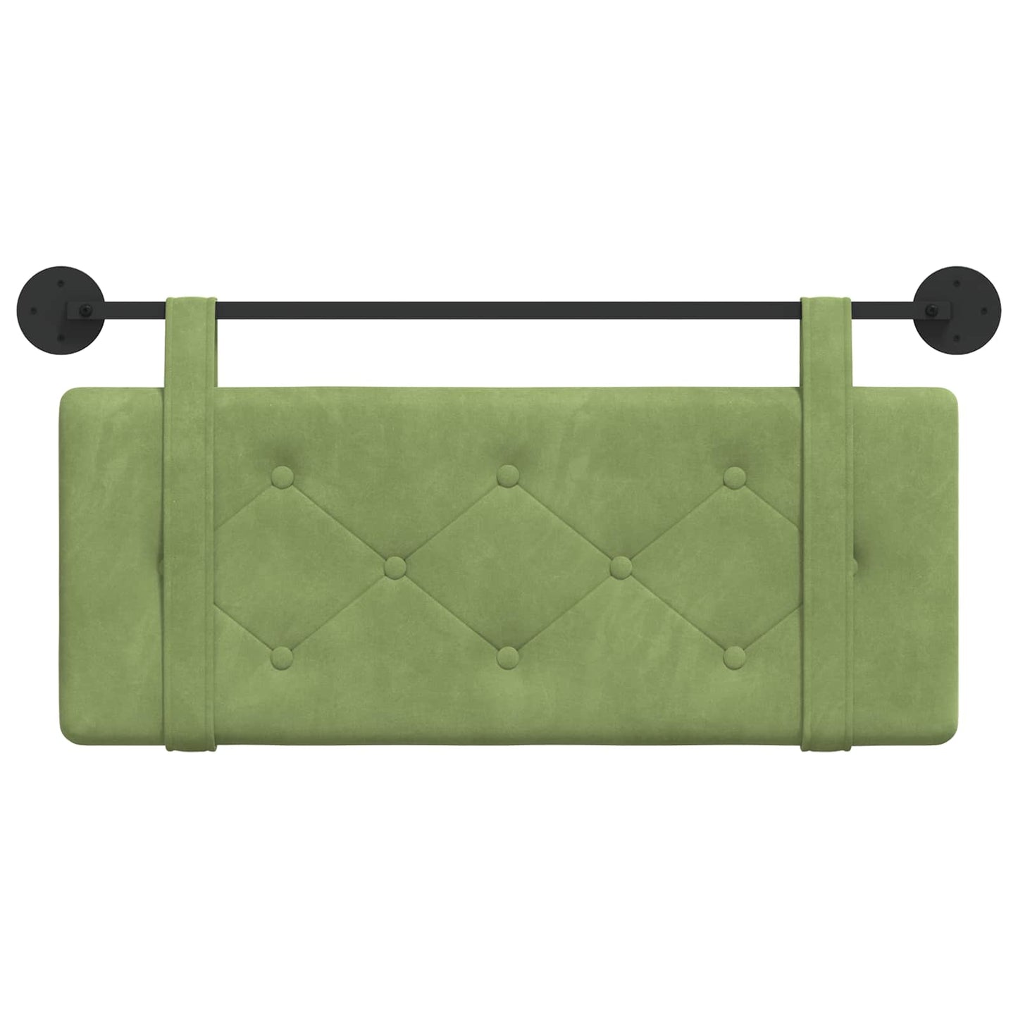 Hangend hoofdbord Lichtgroen Fluweel is nu te koop bij PeponiXL, paradijselijk wonen!