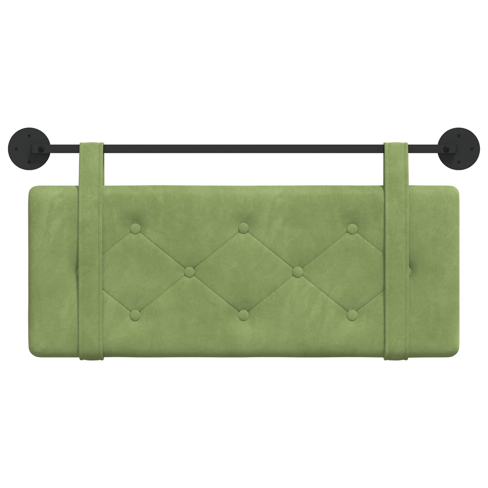 Hangend hoofdbord Lichtgroen Fluweel is nu te koop bij PeponiXL, paradijselijk wonen!