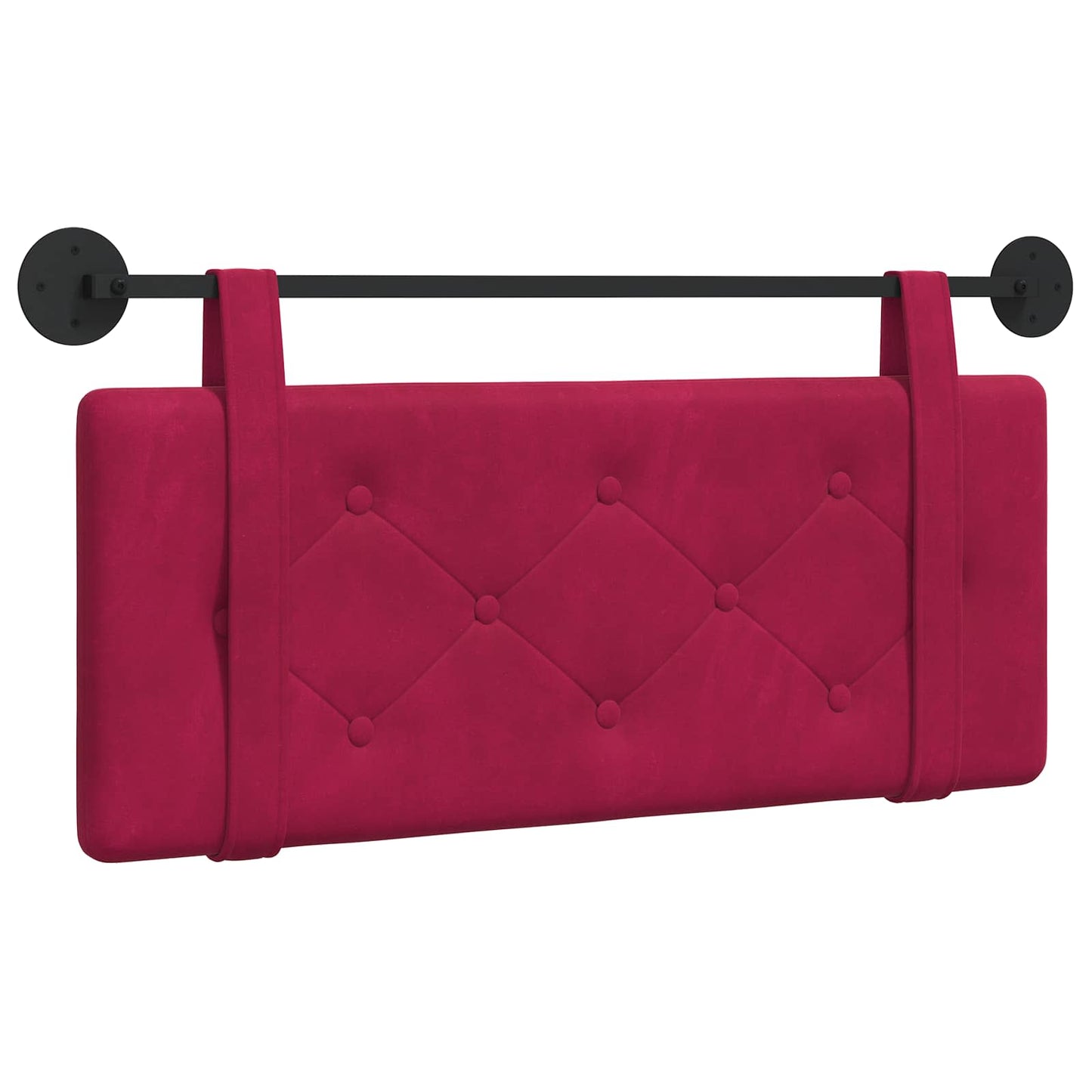 Hangend hoofdbord Wijnrood Fluweel is nu te koop bij PeponiXL, paradijselijk wonen!