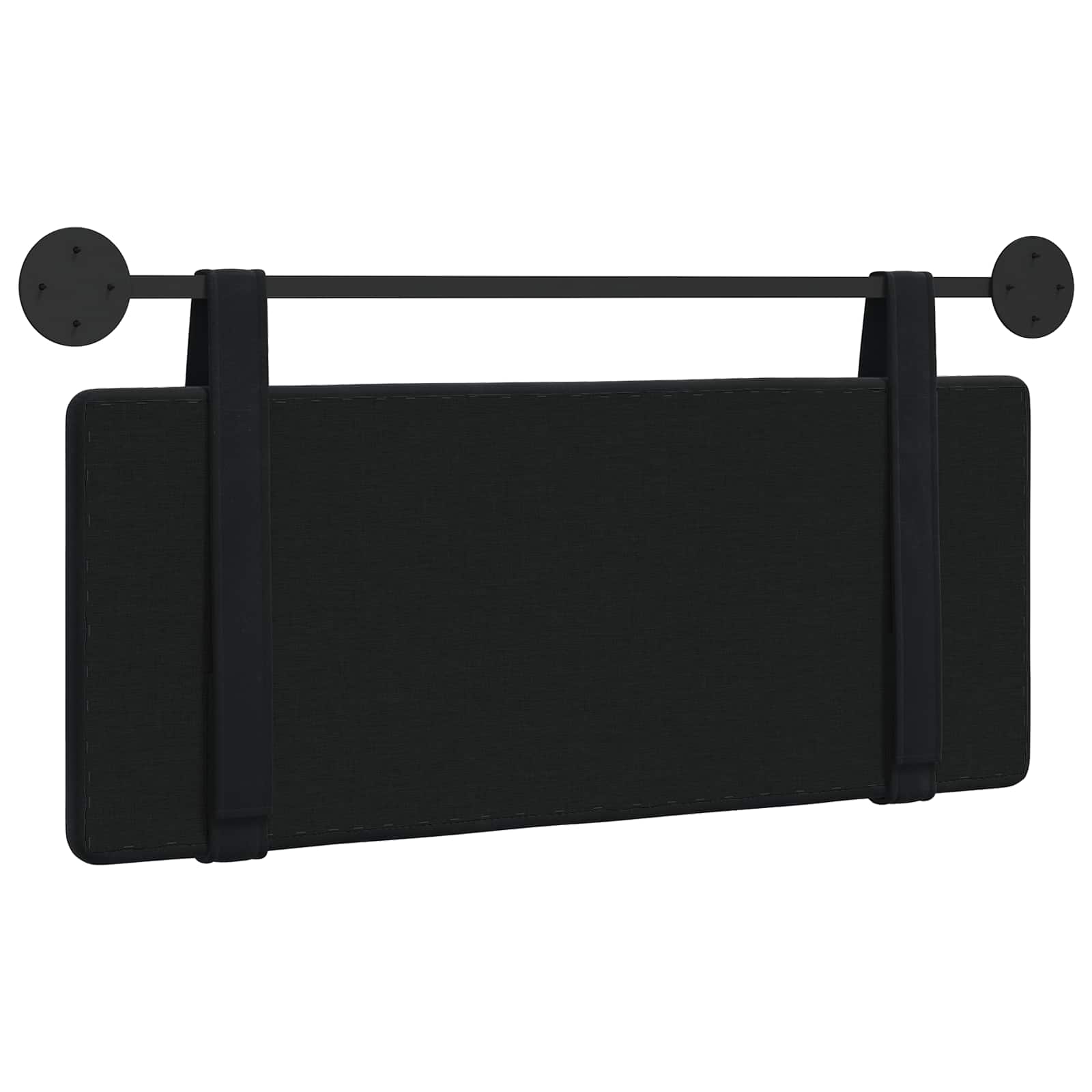 Hangend hoofdbord Zwart Fluweel is nu te koop bij PeponiXL, paradijselijk wonen!