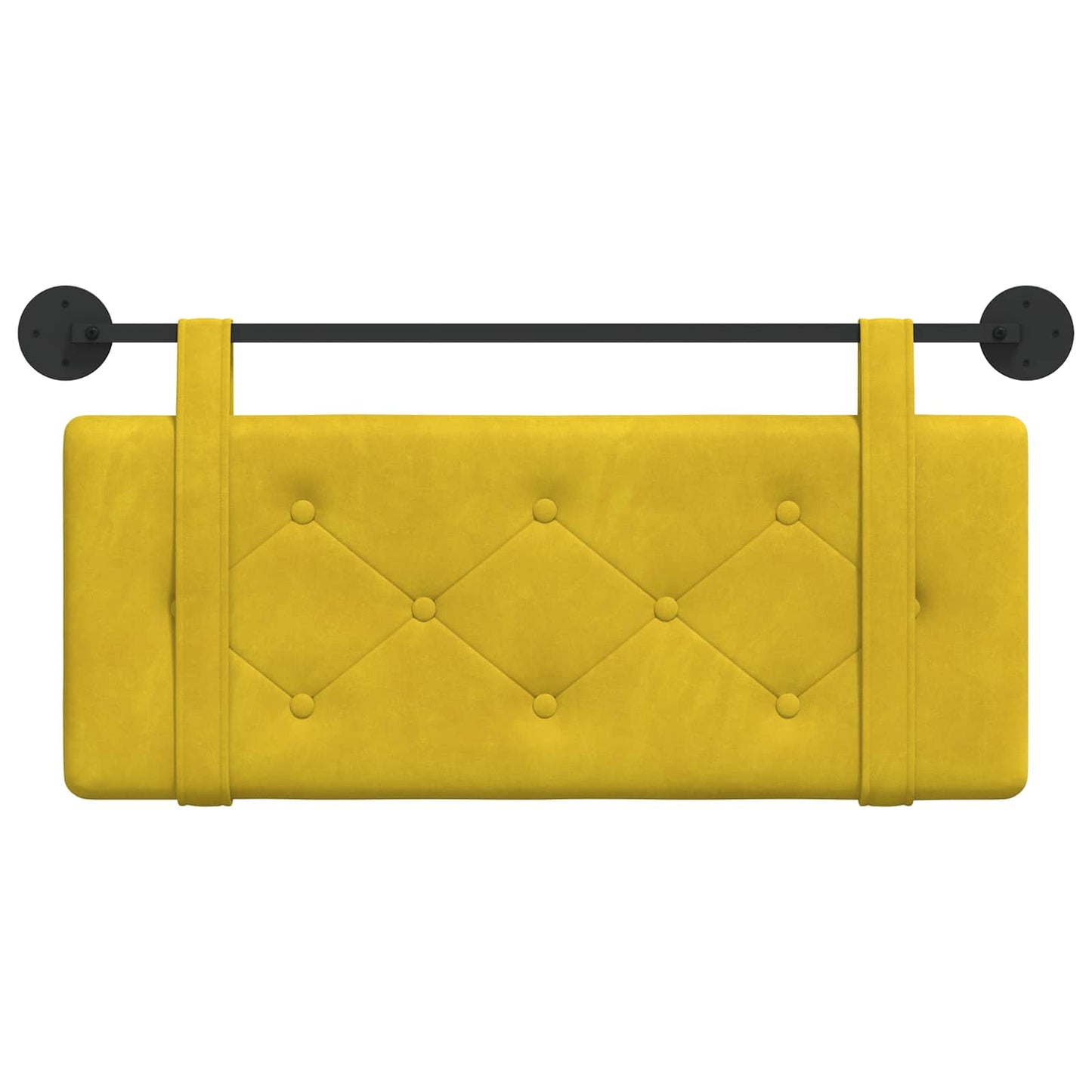 Hangend hoofdbord Geel Fluweel is nu te koop bij PeponiXL, paradijselijk wonen!