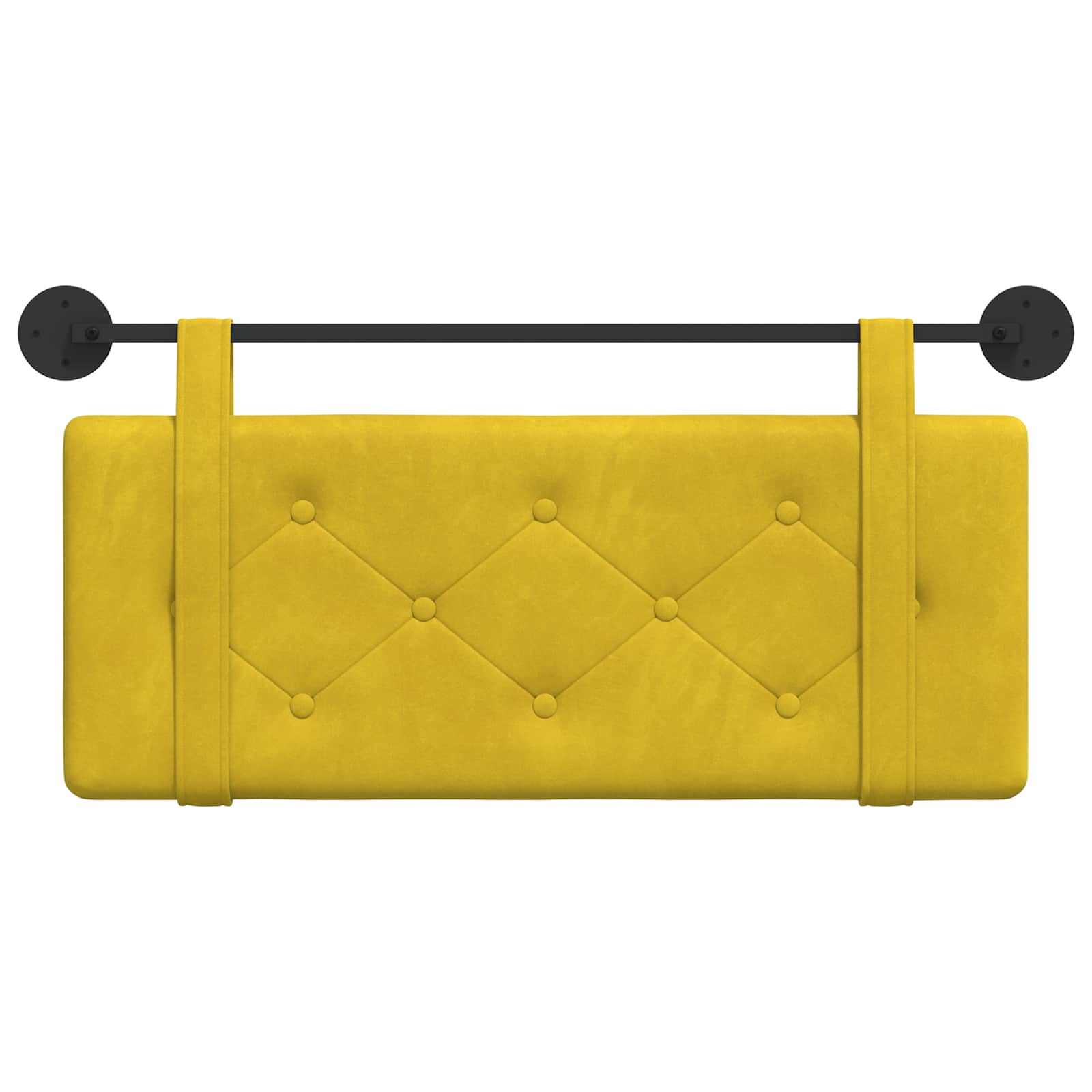 Hangend hoofdbord Geel Fluweel is nu te koop bij PeponiXL, paradijselijk wonen!