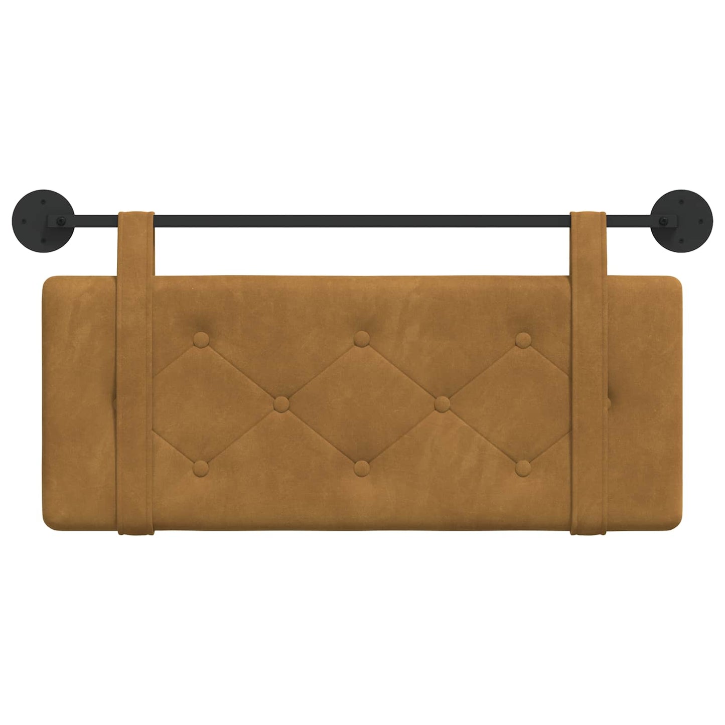 Hangend hoofdbord Bruin Fluweel is nu te koop bij PeponiXL, paradijselijk wonen!