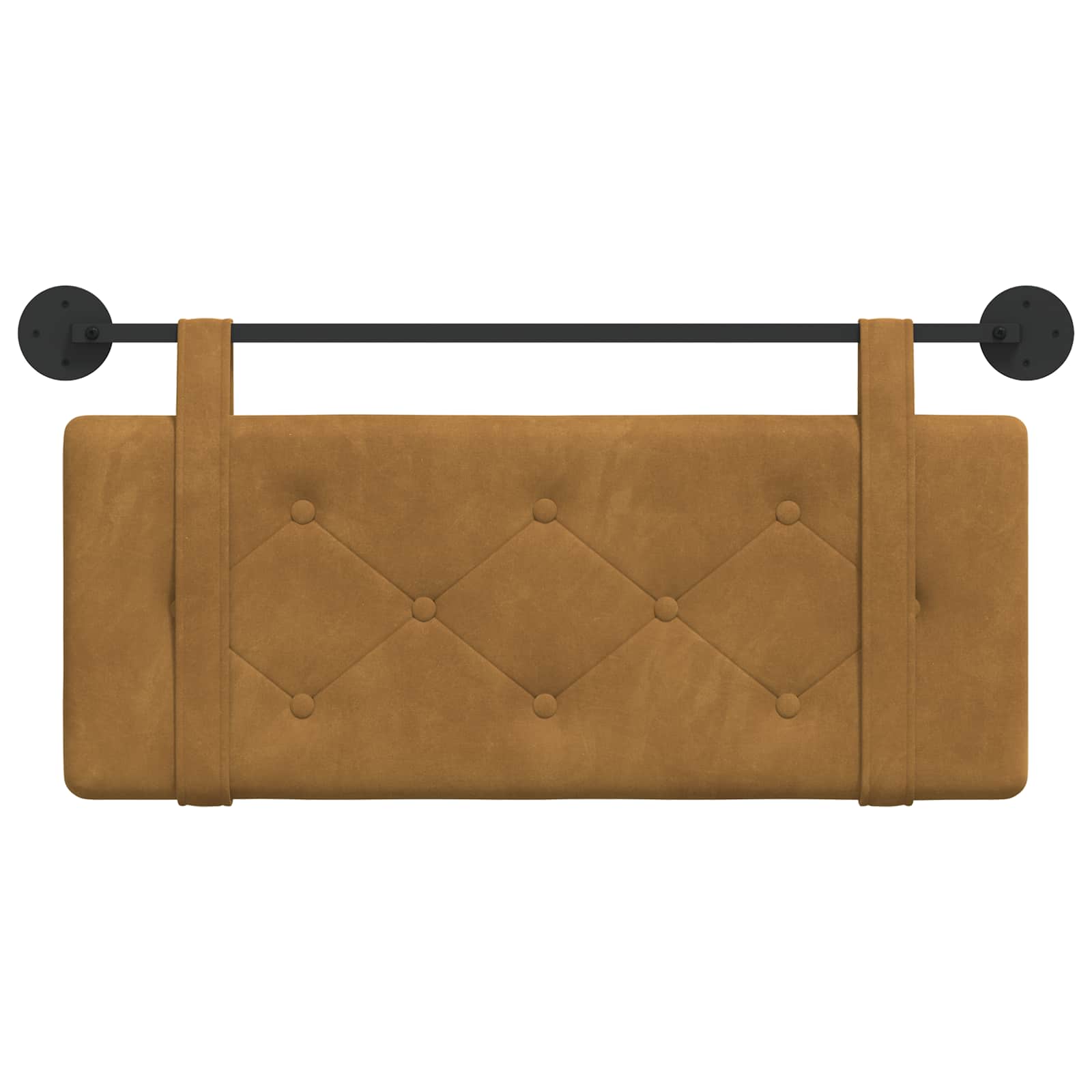Hangend hoofdbord Bruin Fluweel is nu te koop bij PeponiXL, paradijselijk wonen!