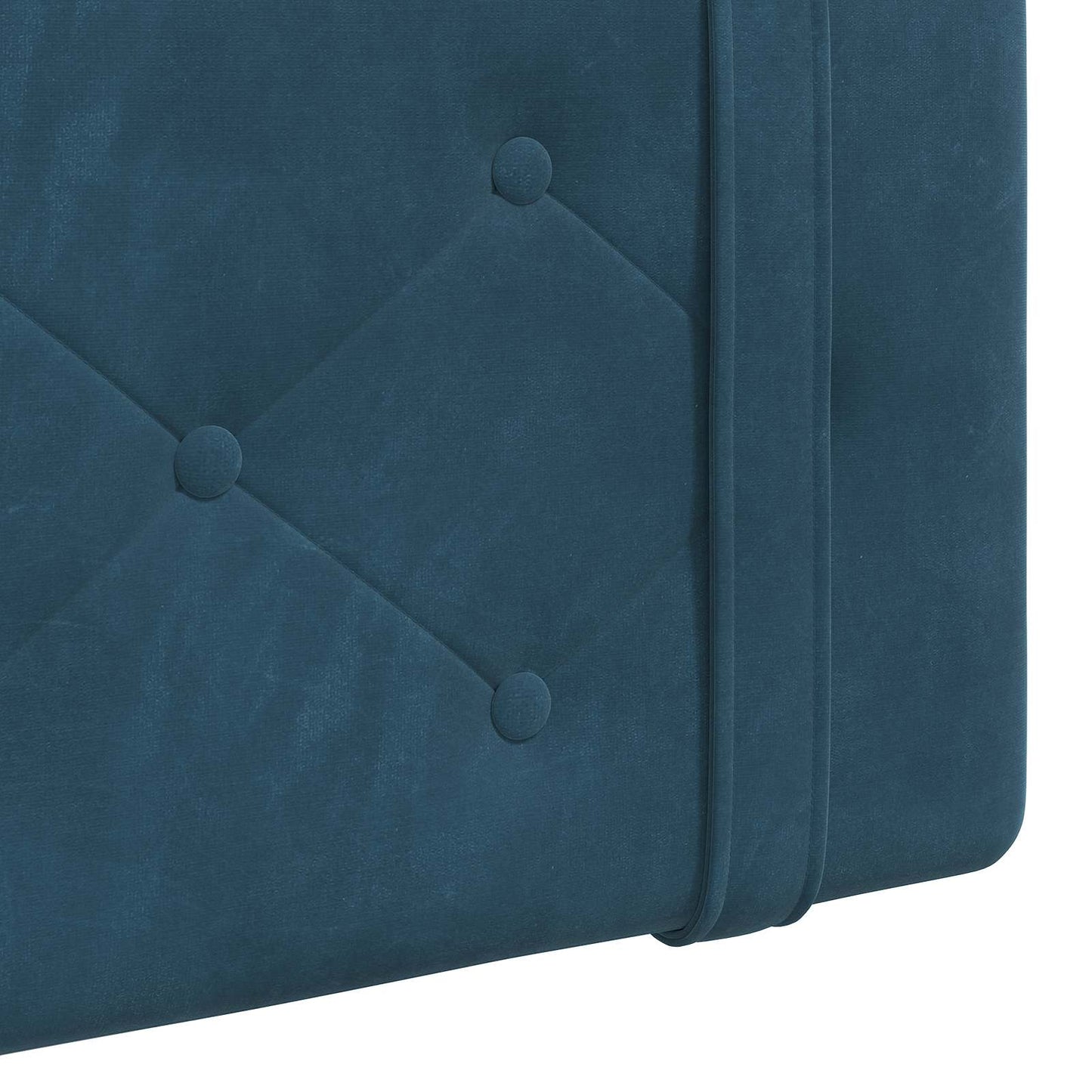 Hangend hoofdbord Blauw Fluweel is nu te koop bij PeponiXL, paradijselijk wonen!