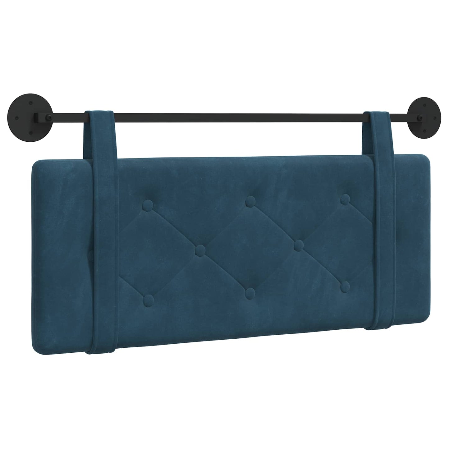 Hangend hoofdbord Blauw Fluweel is nu te koop bij PeponiXL, paradijselijk wonen!