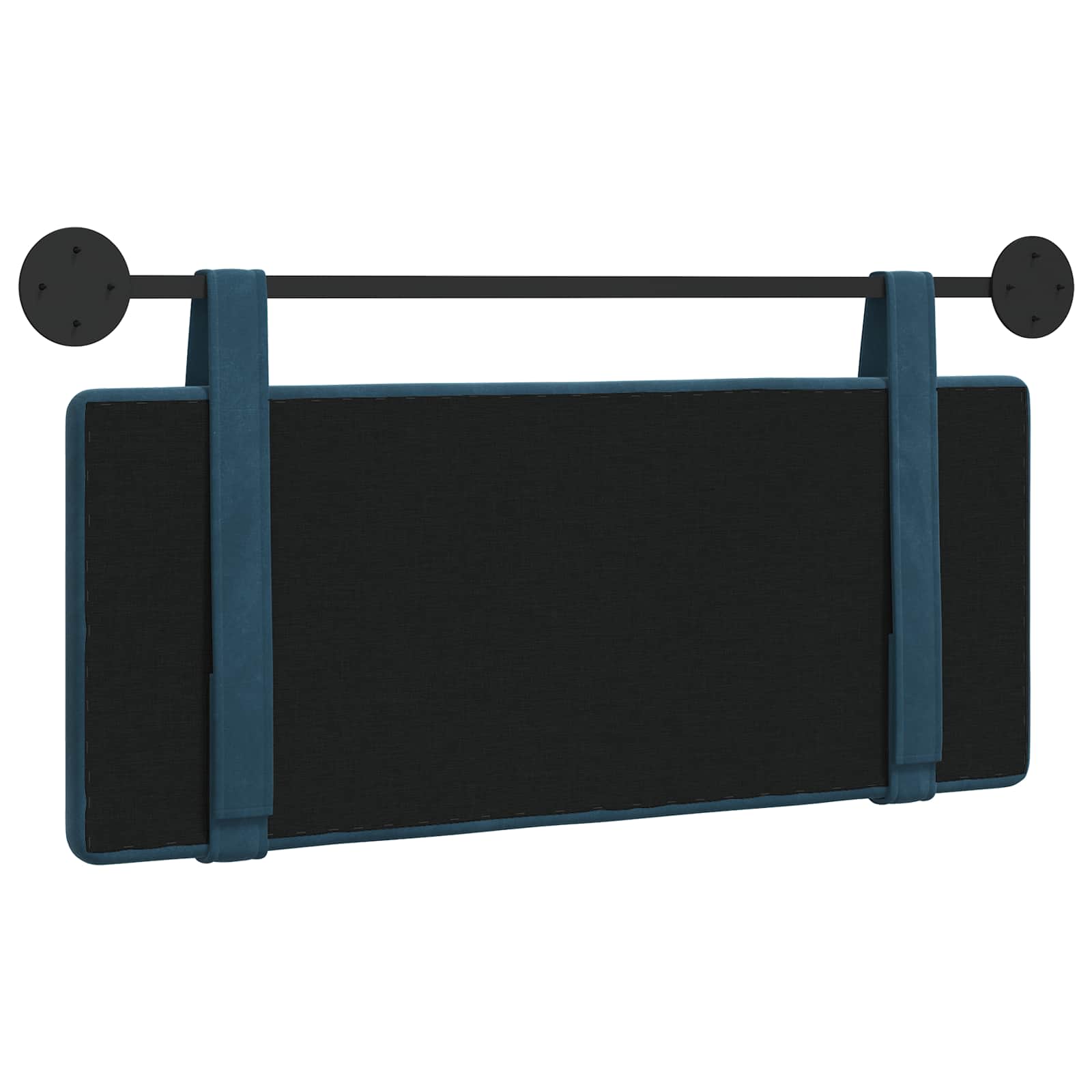 Hangend hoofdbord Blauw Fluweel is nu te koop bij PeponiXL, paradijselijk wonen!