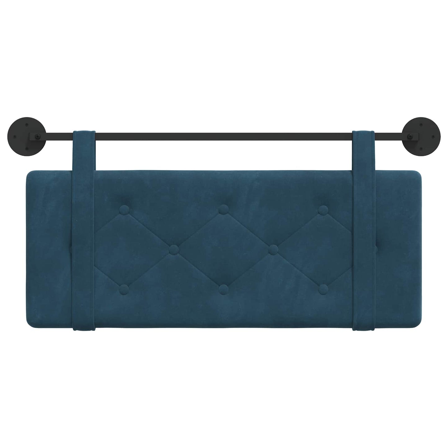 Hangend hoofdbord Blauw Fluweel is nu te koop bij PeponiXL, paradijselijk wonen!