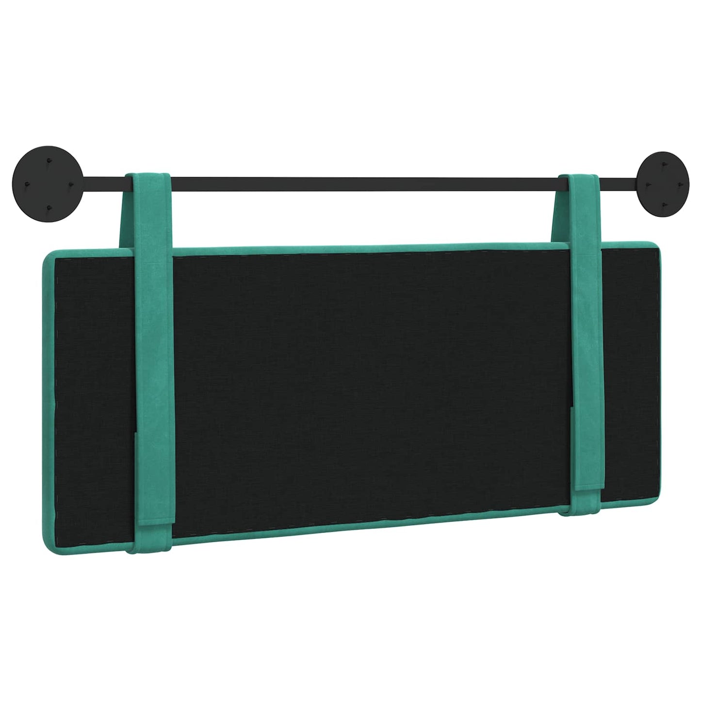 Hangend hoofdbord Turquoise Fluweel is nu te koop bij PeponiXL, paradijselijk wonen!