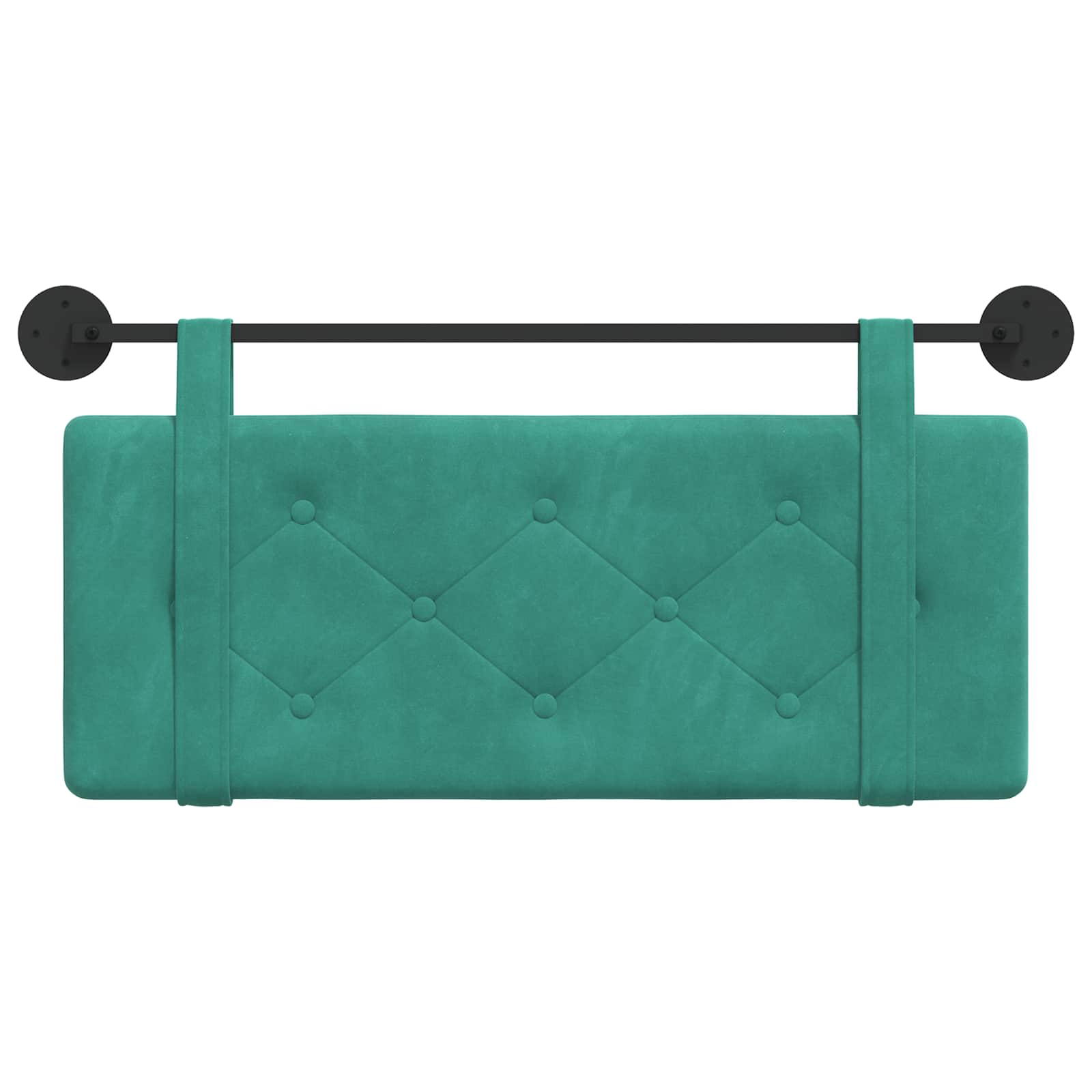 Hangend hoofdbord Turquoise Fluweel is nu te koop bij PeponiXL, paradijselijk wonen!
