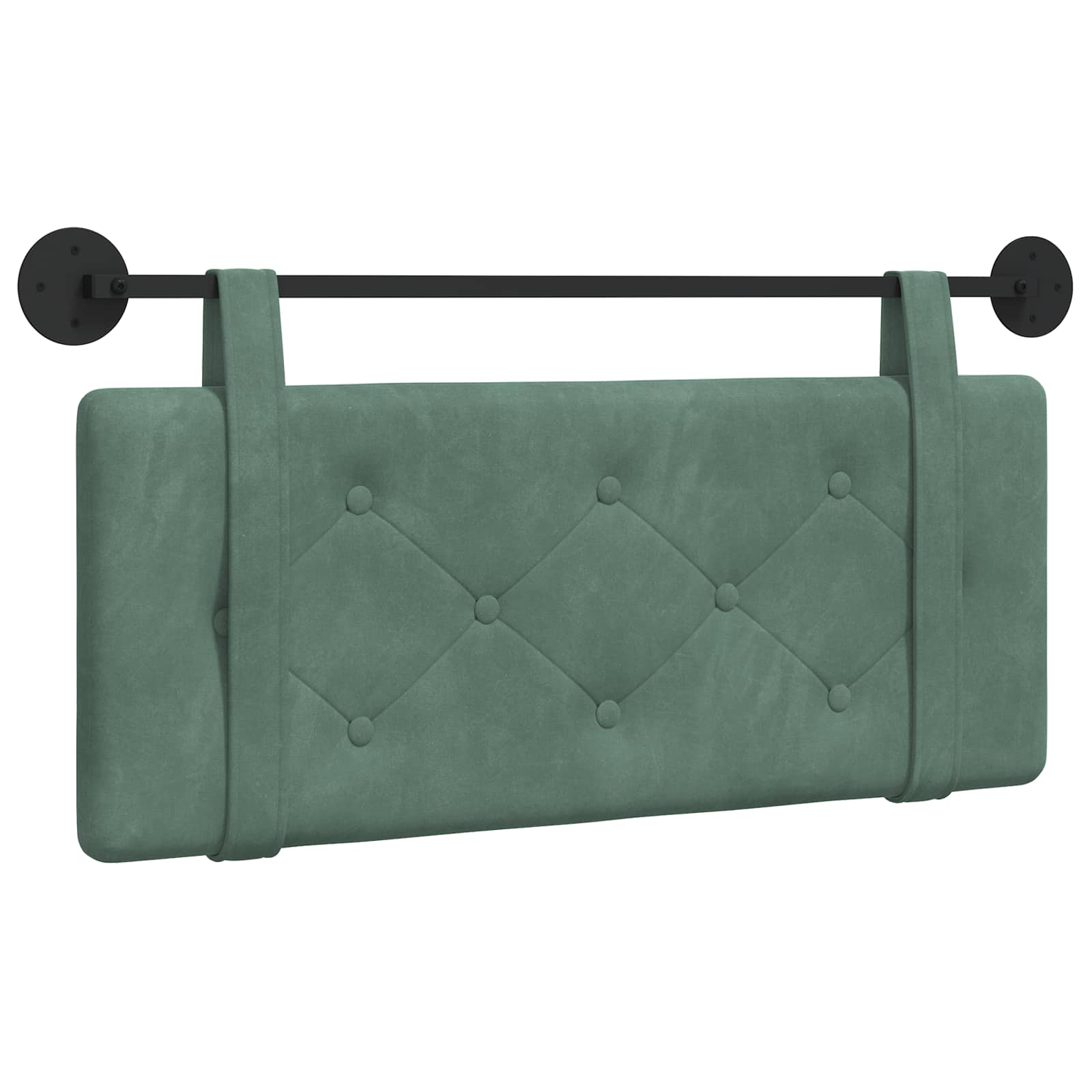 Hangend hoofdbord Zeegroen Fluweel is nu te koop bij PeponiXL, paradijselijk wonen!