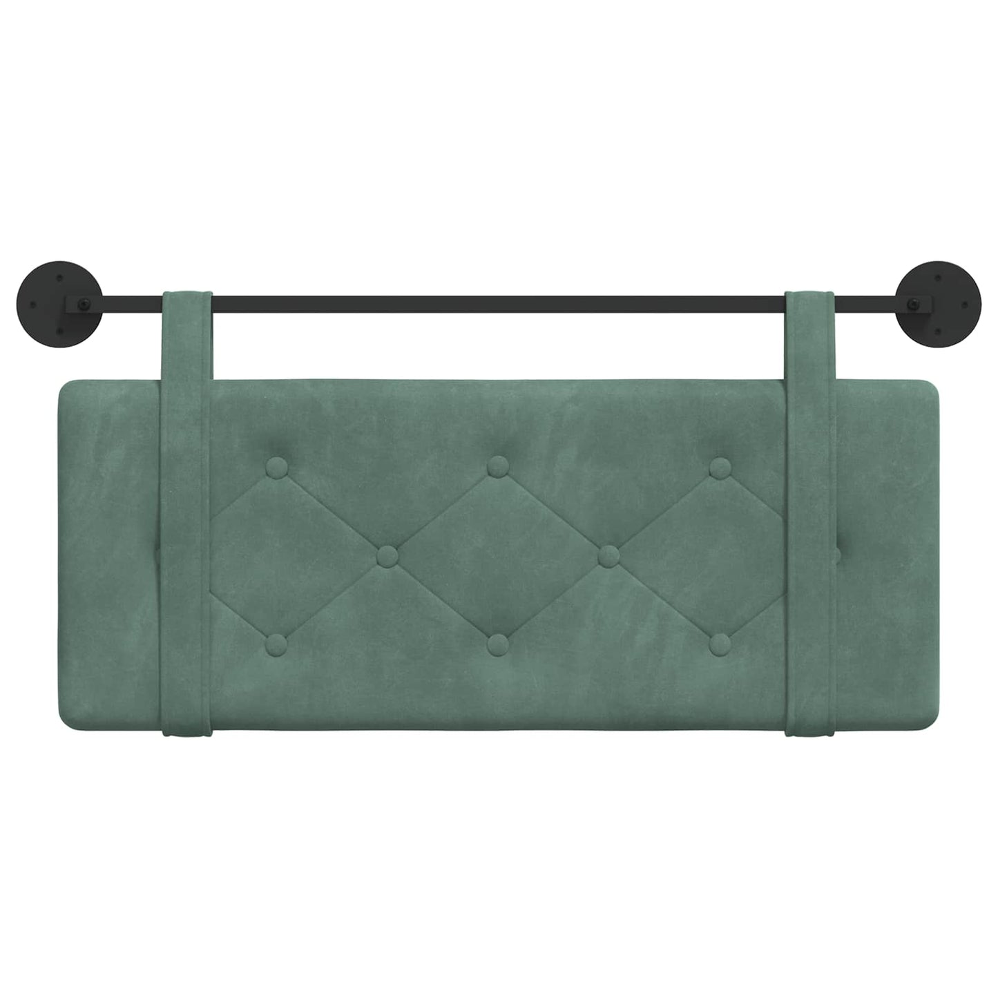 Hangend hoofdbord Zeegroen Fluweel is nu te koop bij PeponiXL, paradijselijk wonen!