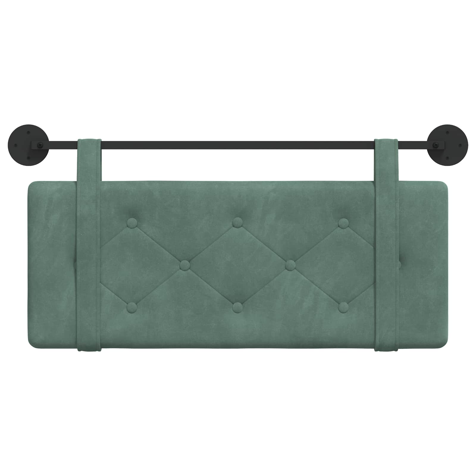 Hangend hoofdbord Zeegroen Fluweel is nu te koop bij PeponiXL, paradijselijk wonen!