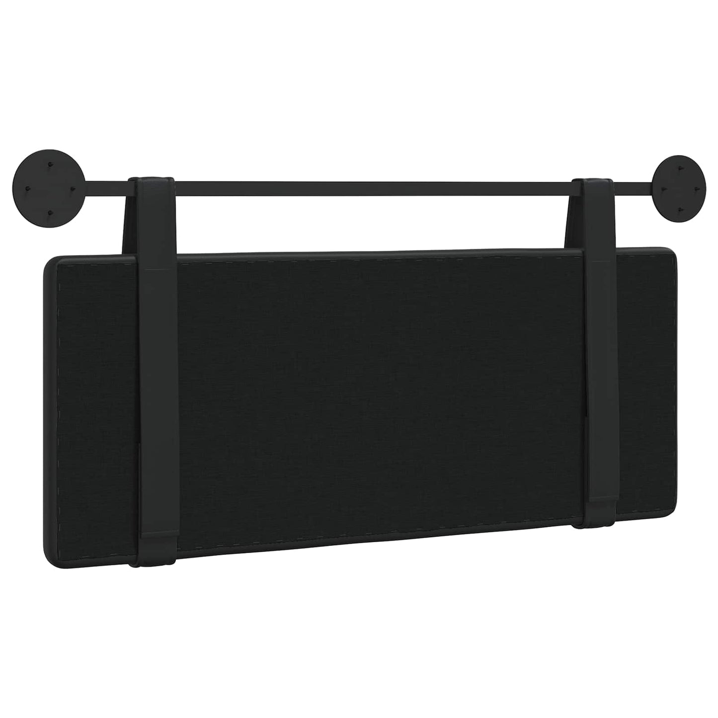 Hangend hoofdbord Zwart Nep Leer is nu te koop bij PeponiXL, paradijselijk wonen!