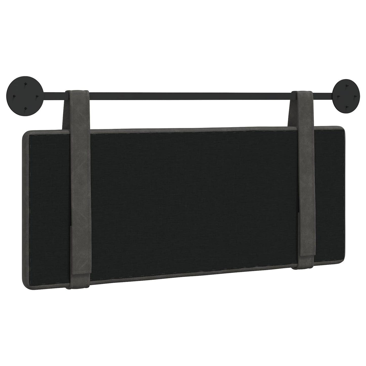 Hangend hoofdbord Zwart Antiek PU is nu te koop bij PeponiXL, paradijselijk wonen!