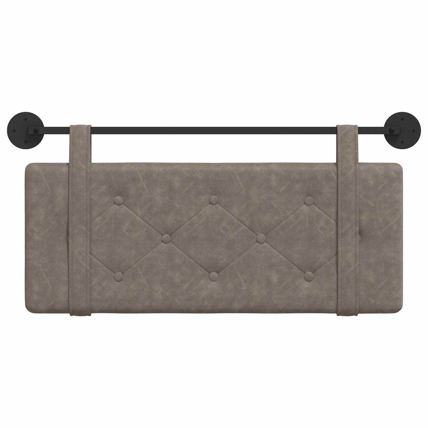 Hangend hoofdbord Grijs Antiek PU is nu te koop bij PeponiXL, paradijselijk wonen!