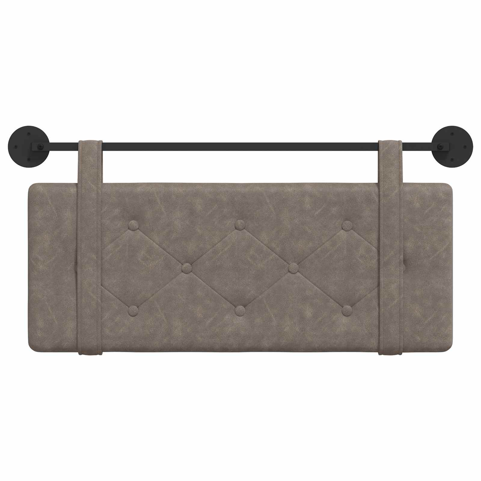 Hangend hoofdbord Grijs Antiek PU is nu te koop bij PeponiXL, paradijselijk wonen!