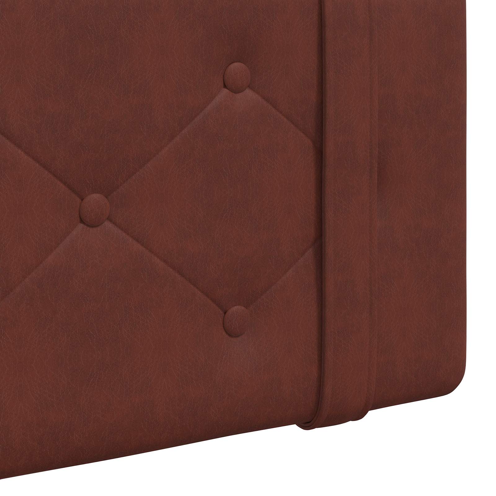 Hangend hoofdbord Glanzend Bruin Antiek PU is nu te koop bij PeponiXL, paradijselijk wonen!
