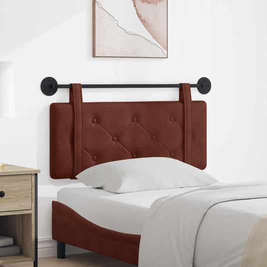 Hangend hoofdbord Glanzend Bruin Antiek PU is nu te koop bij PeponiXL, paradijselijk wonen!