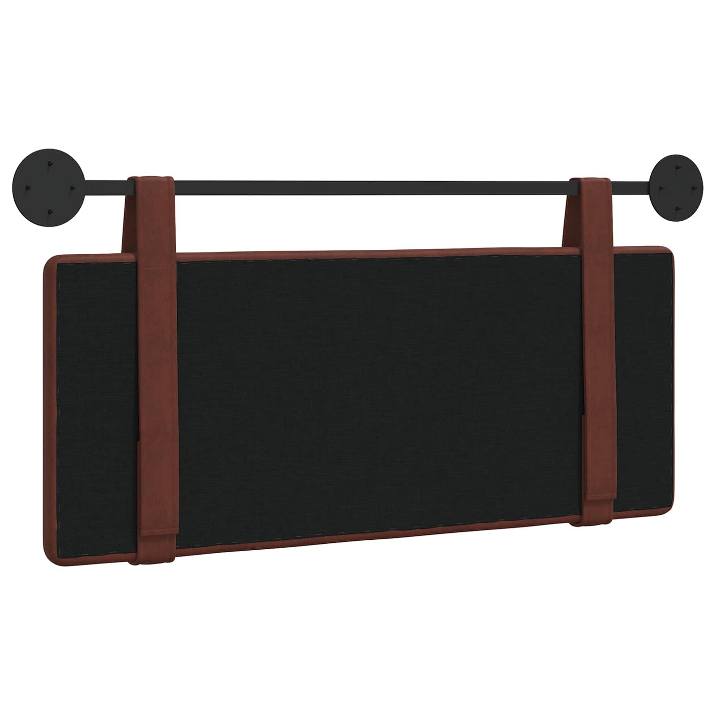 Hangend hoofdbord Glanzend Bruin Antiek PU is nu te koop bij PeponiXL, paradijselijk wonen!