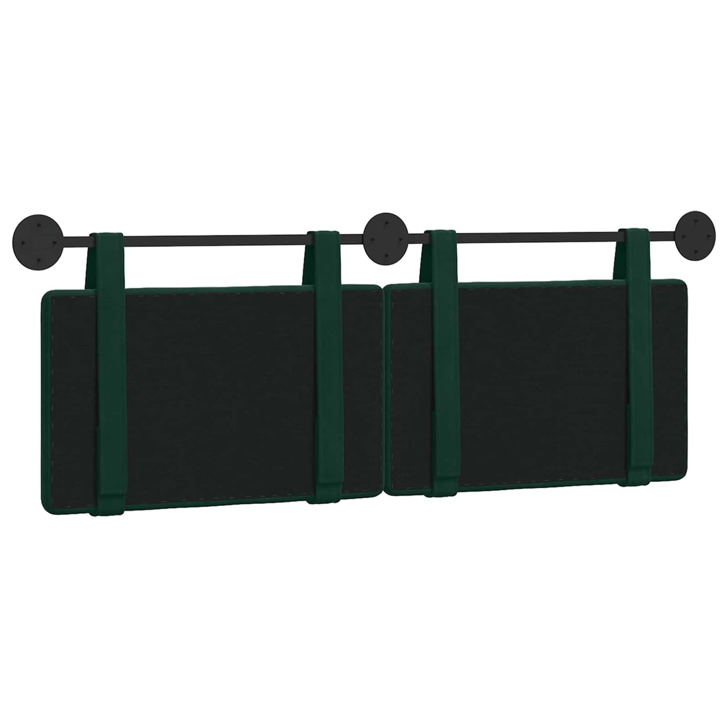 Hangend hoofdbord Donkergroen Fluweel is nu te koop bij PeponiXL, paradijselijk wonen!