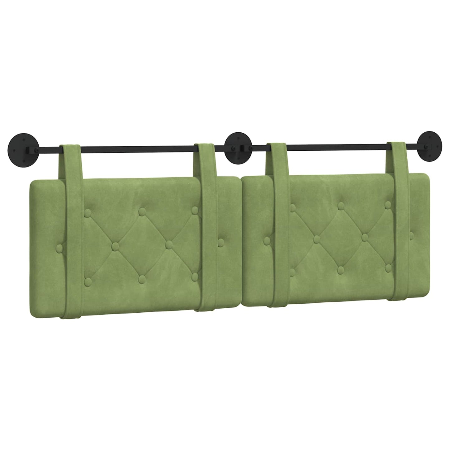 Hangend hoofdbord Lichtgroen Fluweel is nu te koop bij PeponiXL, paradijselijk wonen!