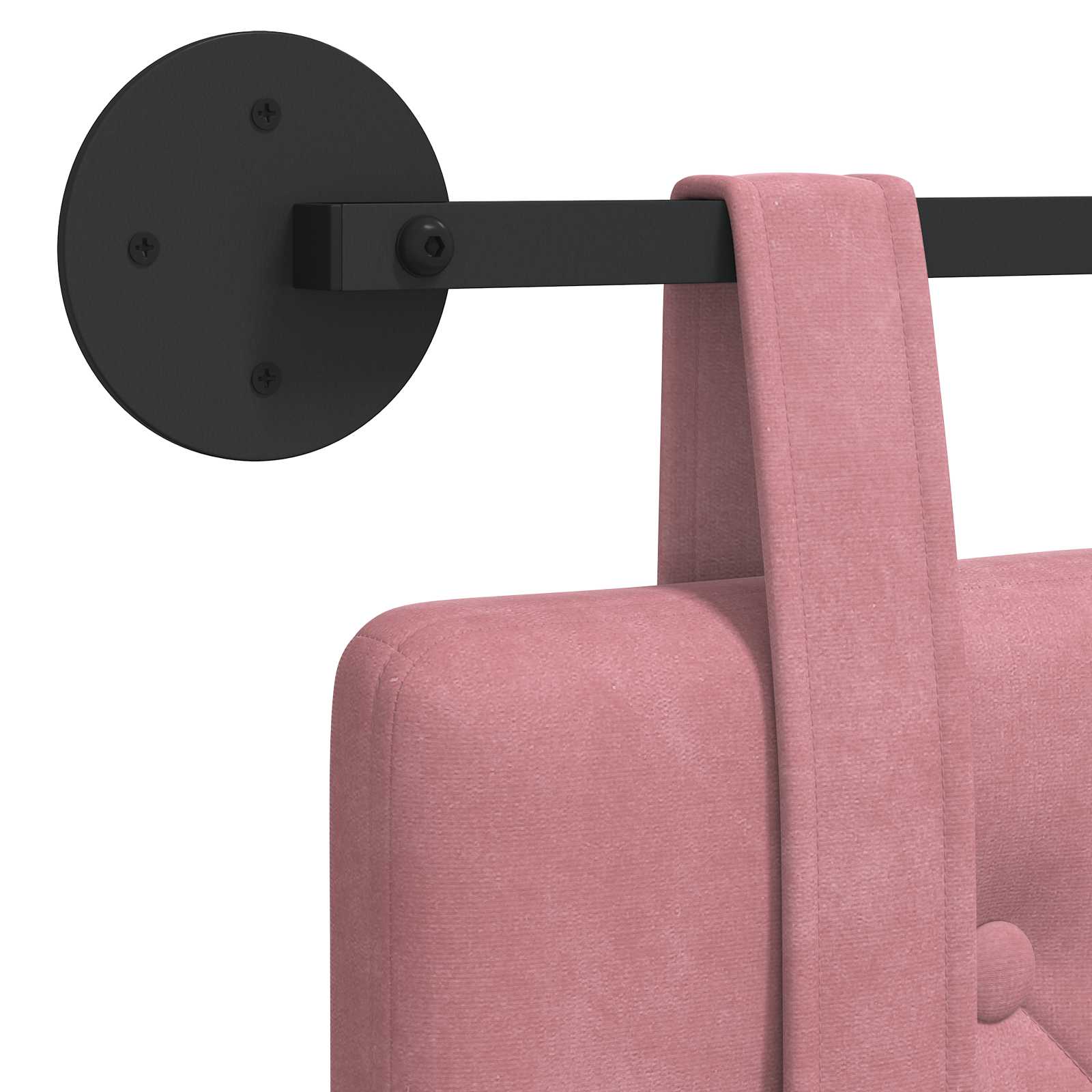 Hangend hoofdbord Roze Fluweel is nu te koop bij PeponiXL, paradijselijk wonen!