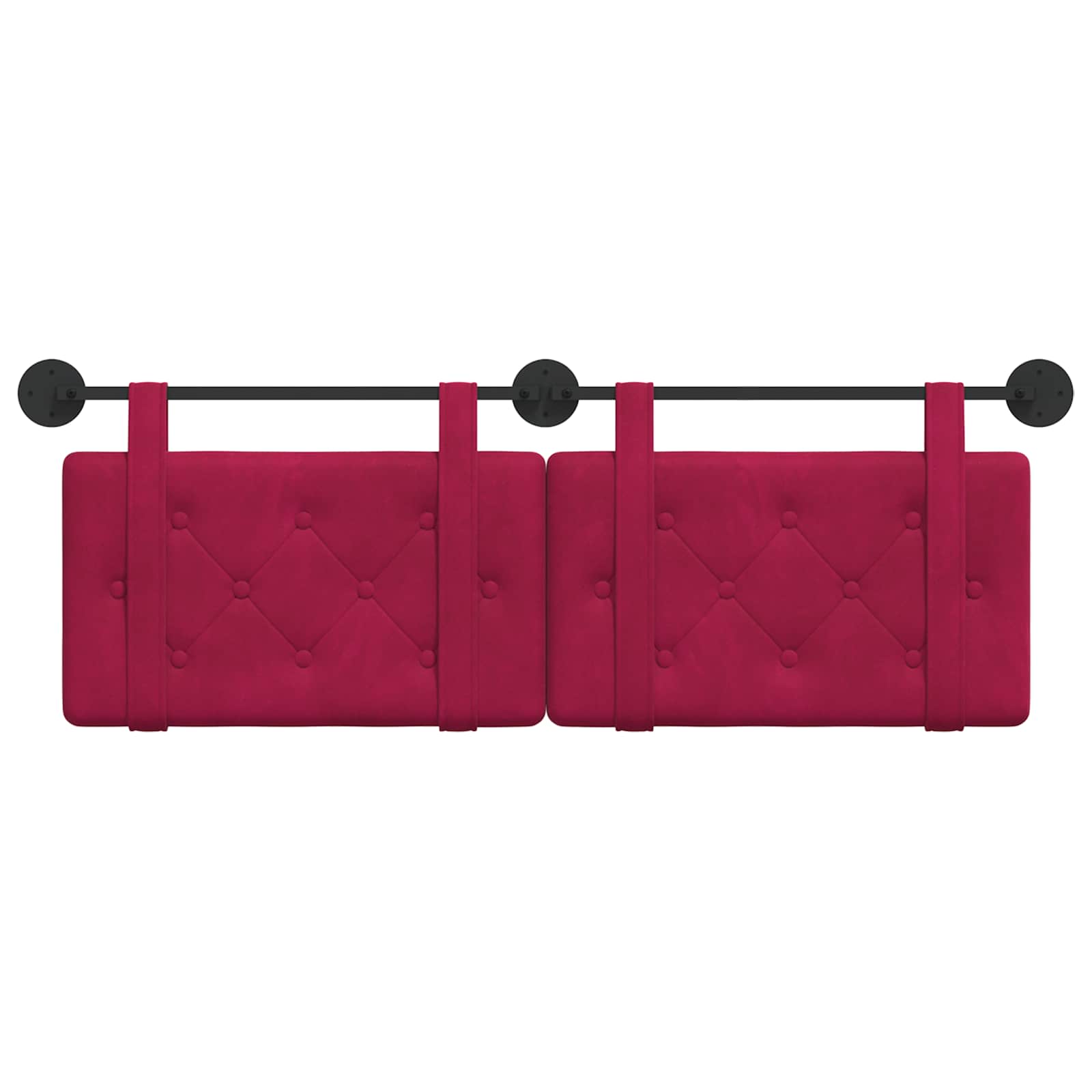 Hangend hoofdbord Wijnrood Fluweel is nu te koop bij PeponiXL, paradijselijk wonen!