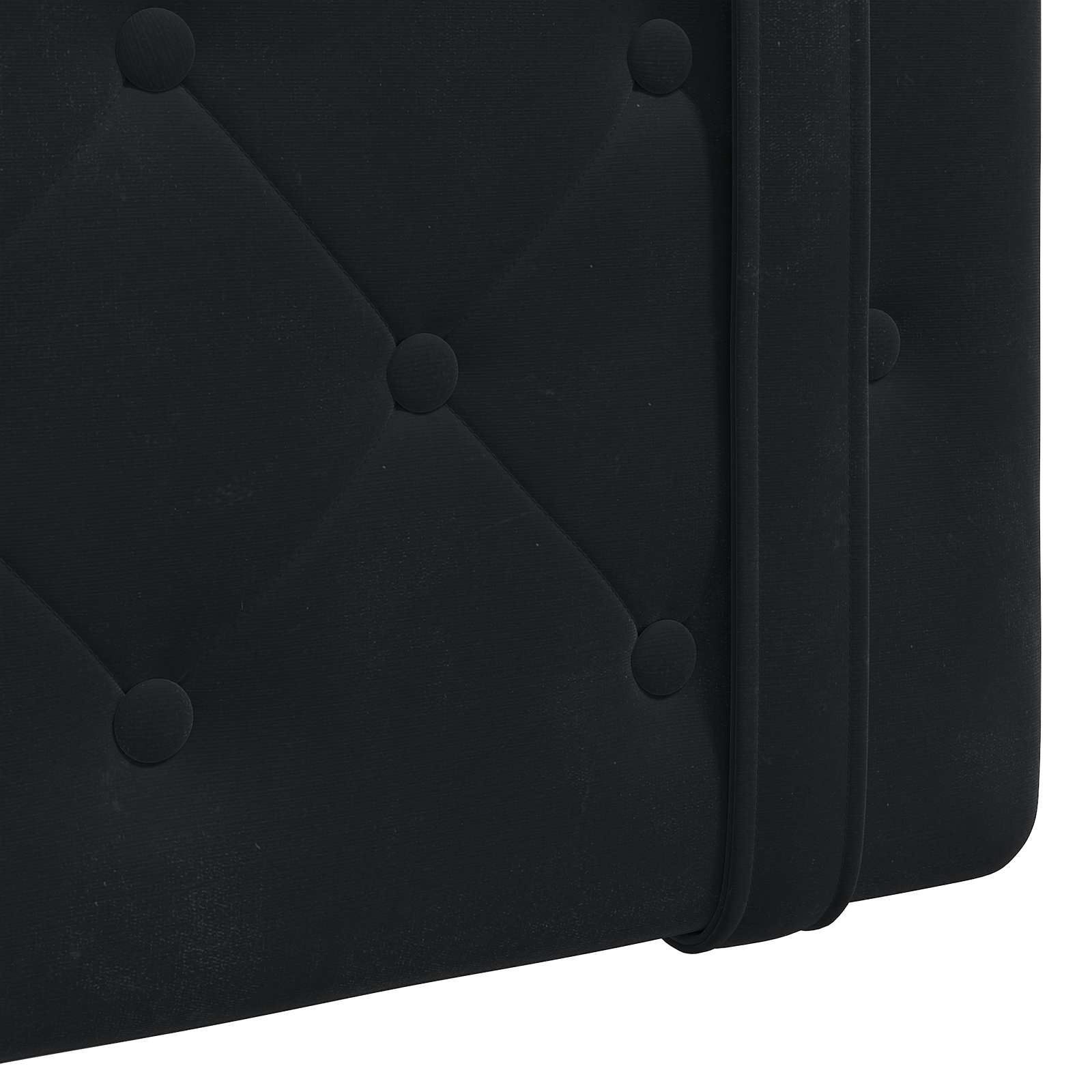 Hangend hoofdbord Zwart Fluweel is nu te koop bij PeponiXL, paradijselijk wonen!