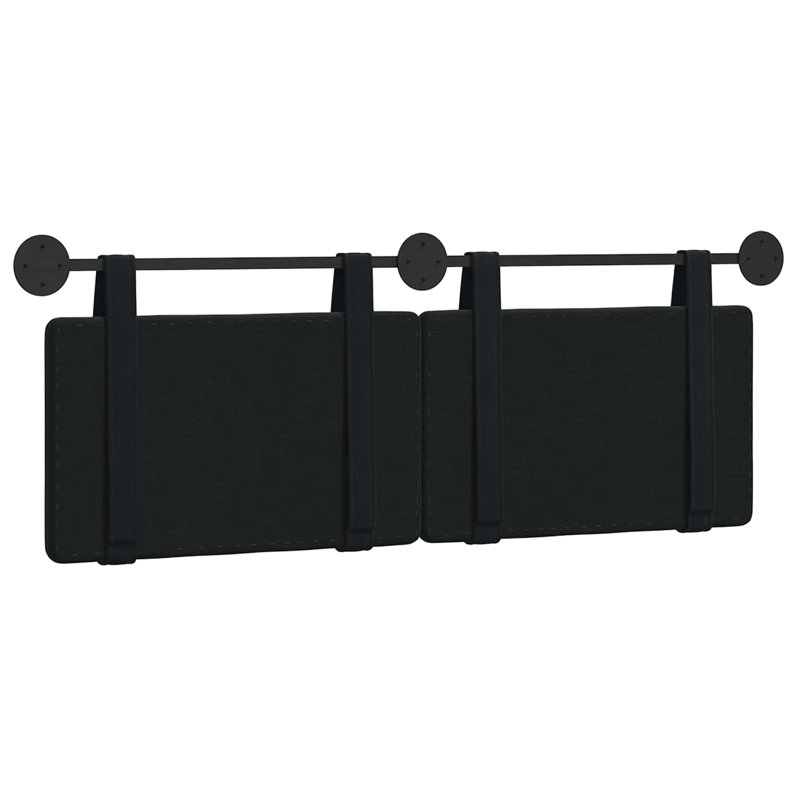 Hangend hoofdbord Zwart Fluweel is nu te koop bij PeponiXL, paradijselijk wonen!