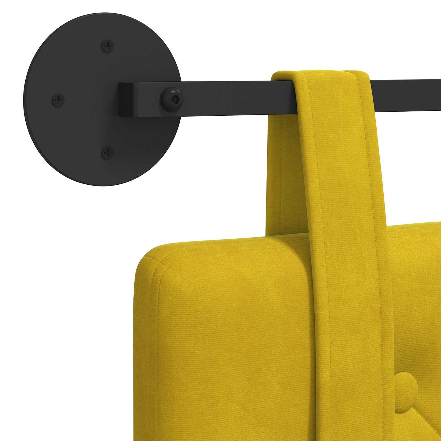Hangend hoofdbord Geel Fluweel is nu te koop bij PeponiXL, paradijselijk wonen!