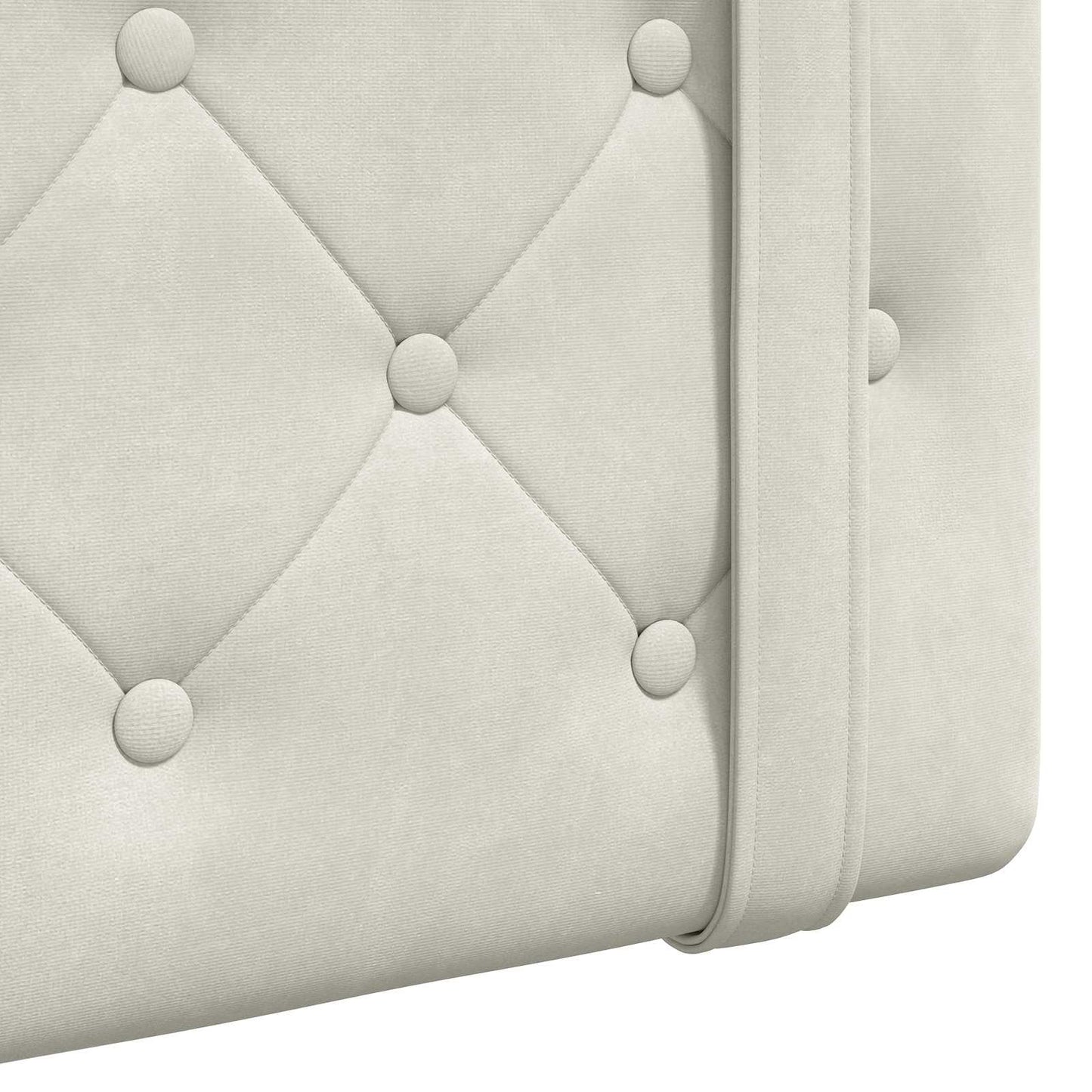 Hangend hoofdbord Crème Fluweel is nu te koop bij PeponiXL, paradijselijk wonen!