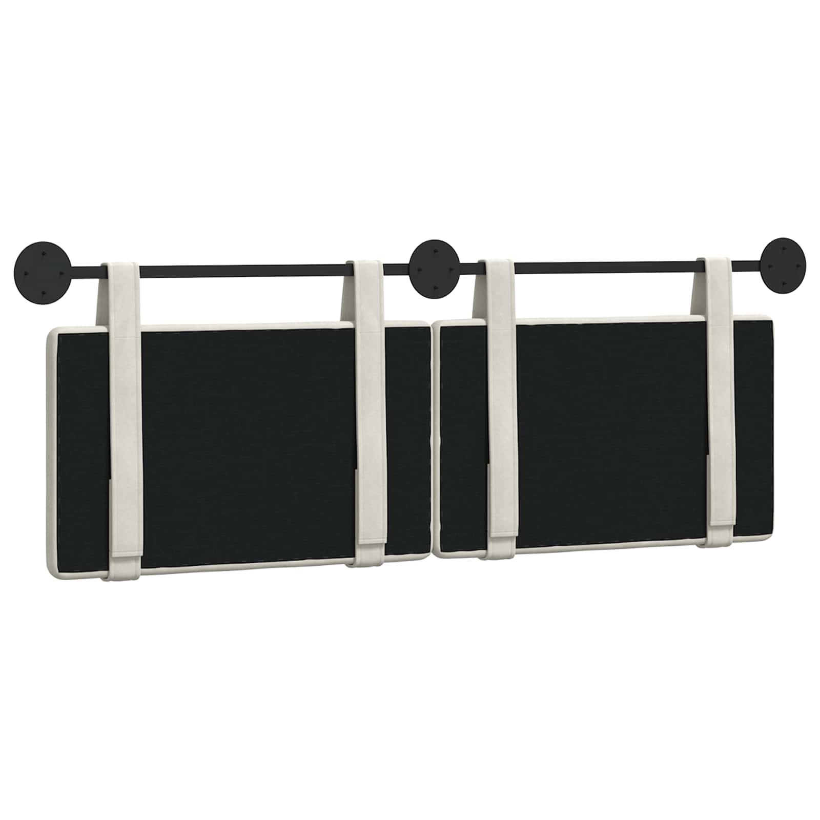 Hangend hoofdbord Crème Fluweel is nu te koop bij PeponiXL, paradijselijk wonen!