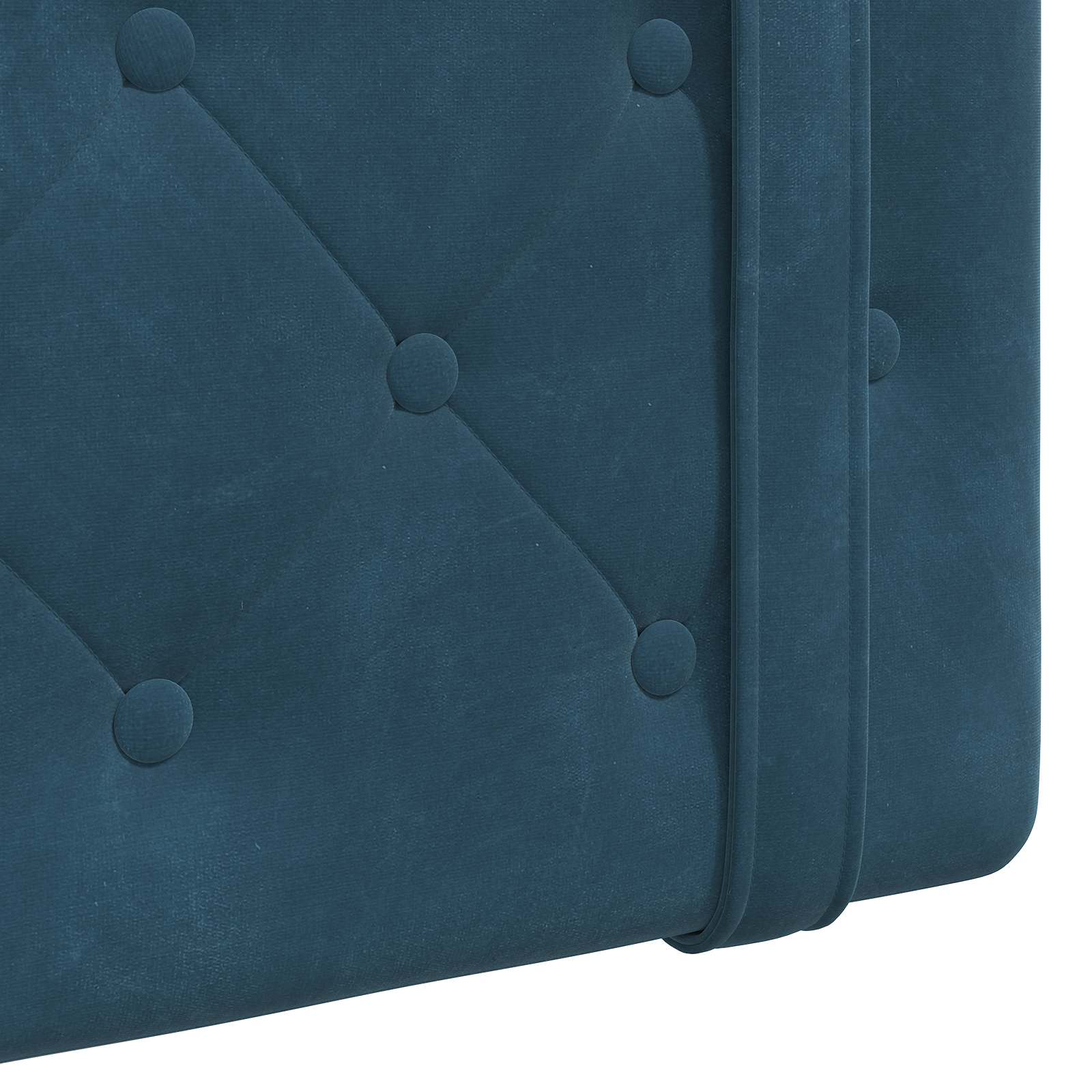 Hangend hoofdbord Blauw Fluweel is nu te koop bij PeponiXL, paradijselijk wonen!